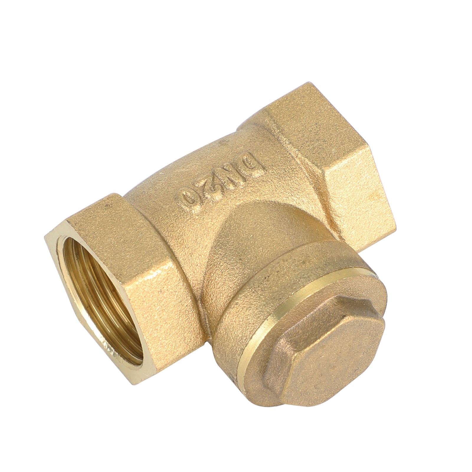 1/2" 3/4" 1" 2" Female Thread Brass Horizontal DN15 Non-Return Swing Check Valve, 3/4"
