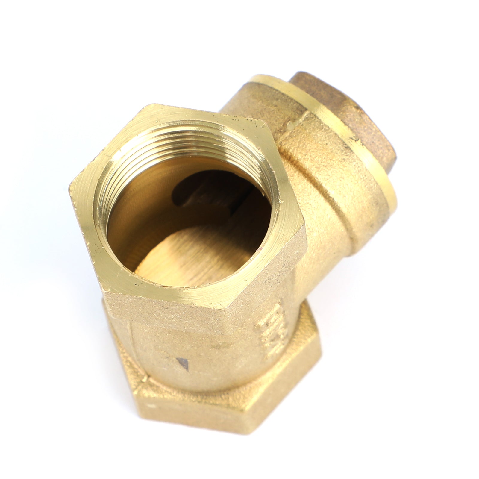 1/2" 3/4" 1" 2" Female Thread Brass Horizontal DN15 Non-Return Swing Check Valve, 3/4"
