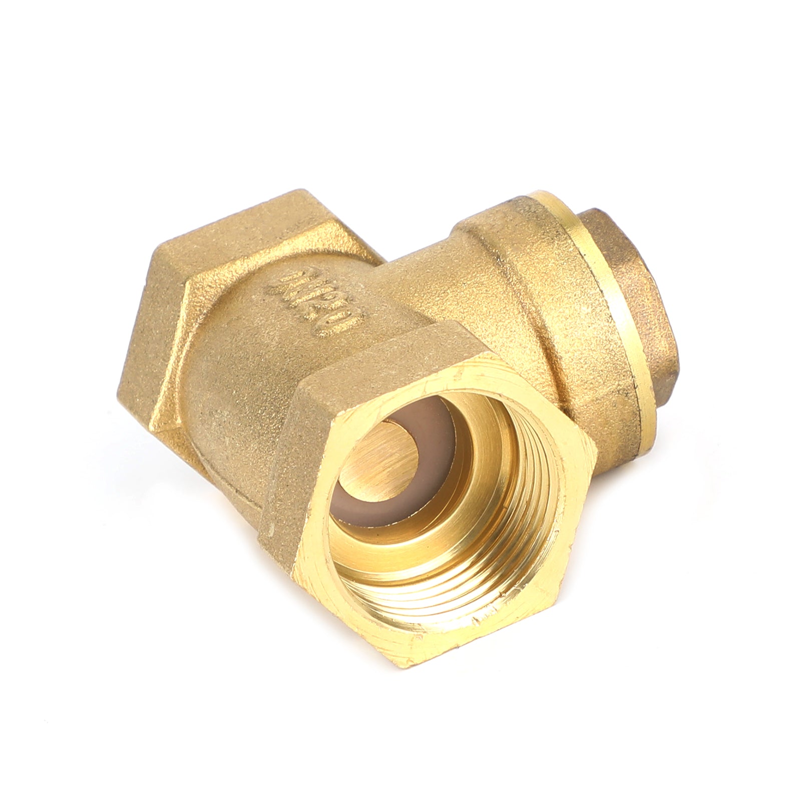1/2" 3/4" 1" 2" Female Thread Brass Horizontal DN15 Non-Return Swing Check Valve, 3/4"