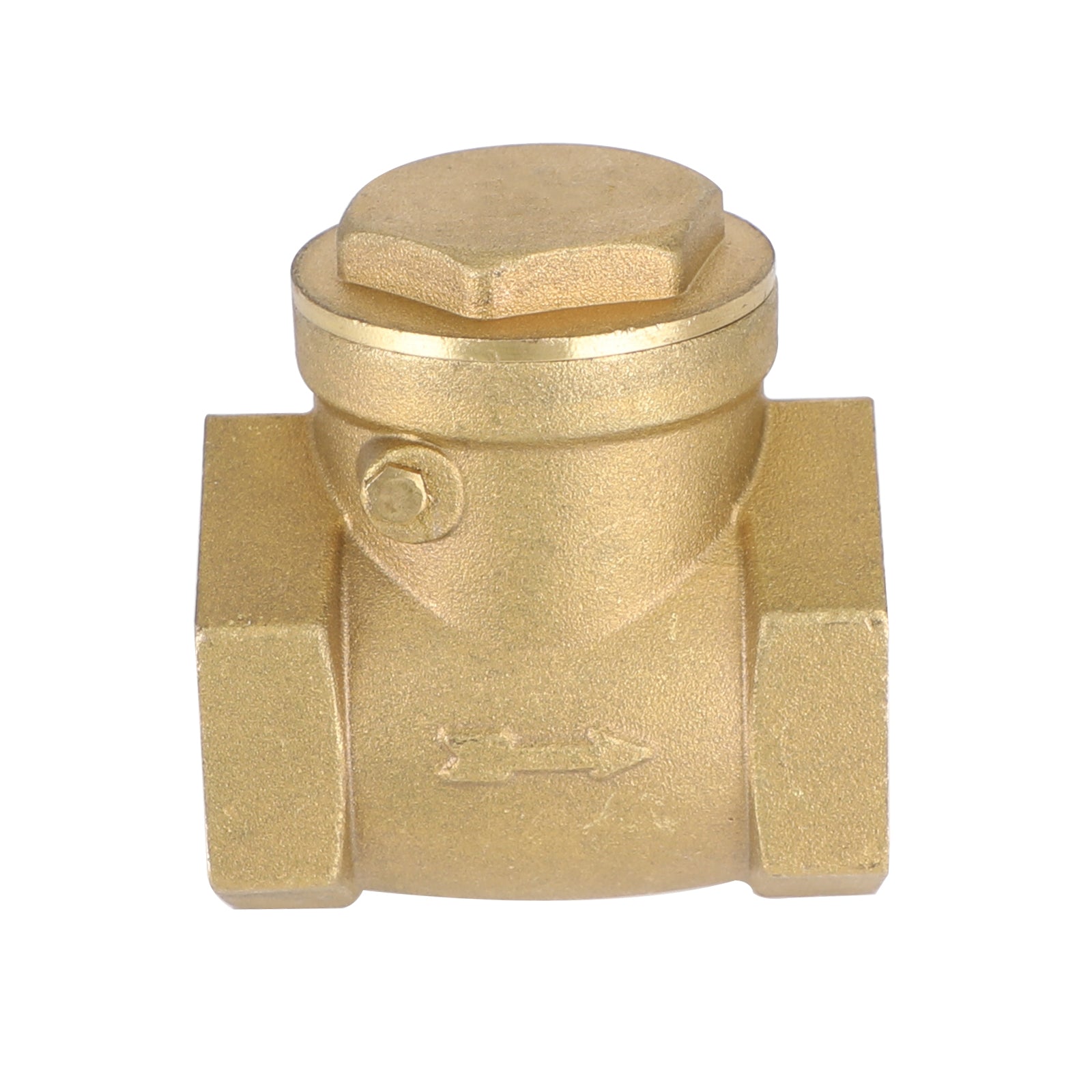1/2" 3/4" 1" 2" Female Thread Brass Horizontal DN15 Non-Return Swing Check Valve, 1-1/4"
