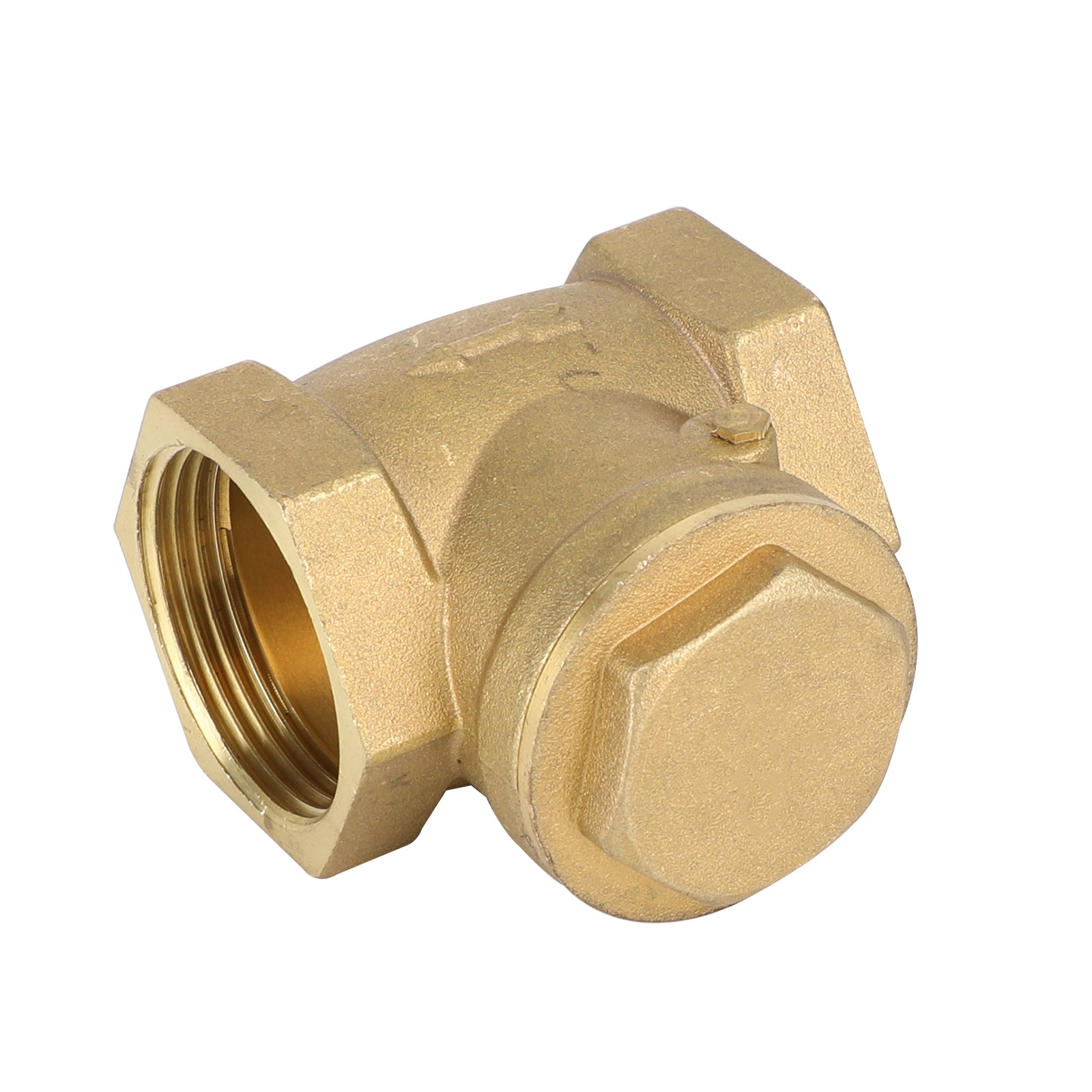 1/2" 3/4" 1" 2" Female Thread Brass Horizontal DN15 Non-Return Swing Check Valve, 1-1/4"