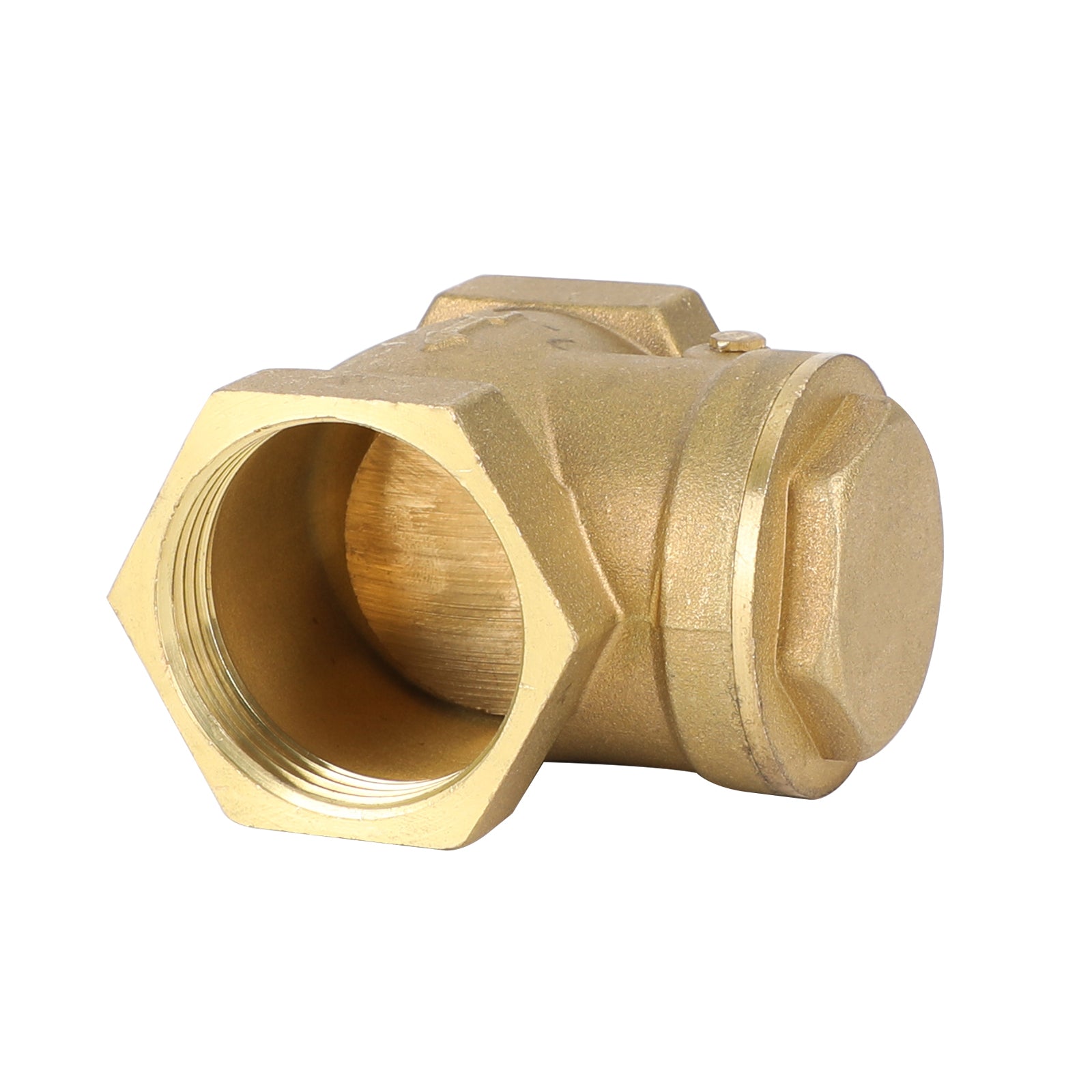 1/2" 3/4" 1" 2" Female Thread Brass Horizontal DN15 Non-Return Swing Check Valve, 1-1/4"