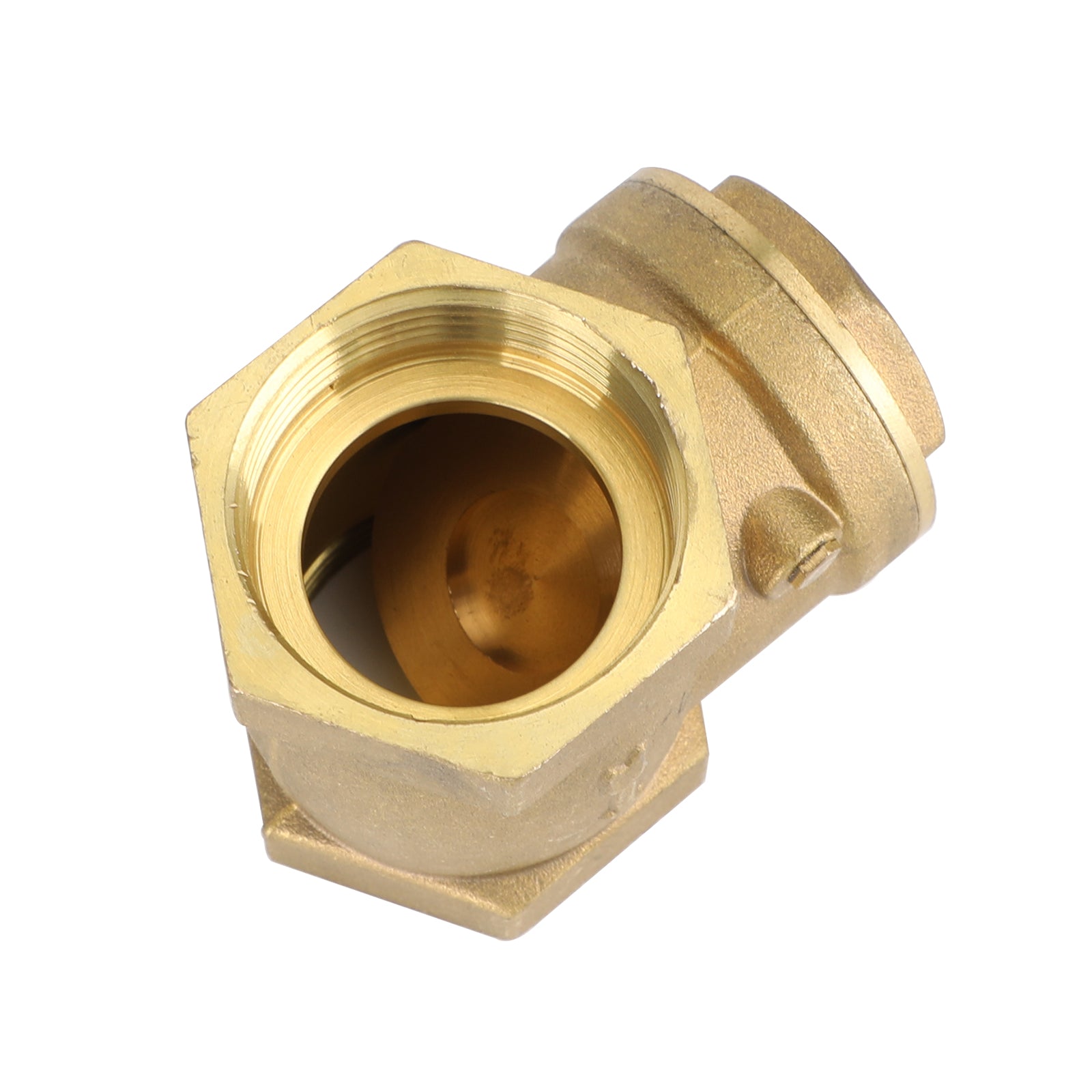 1/2" 3/4" 1" 2" Female Thread Brass Horizontal DN15 Non-Return Swing Check Valve, 1-1/4"