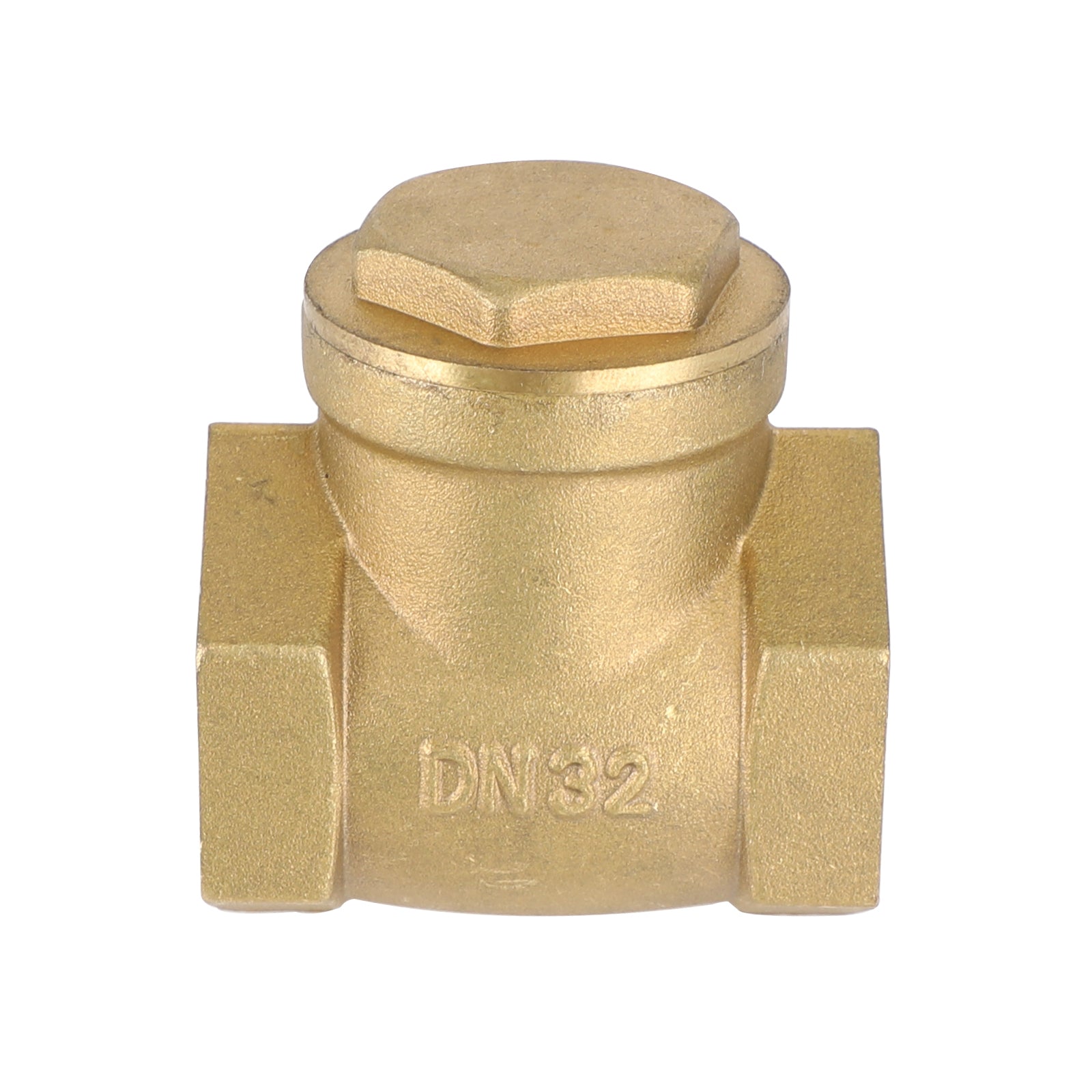 1/2" 3/4" 1" 2" Female Thread Brass Horizontal DN15 Non-Return Swing Check Valve, 1-1/4"