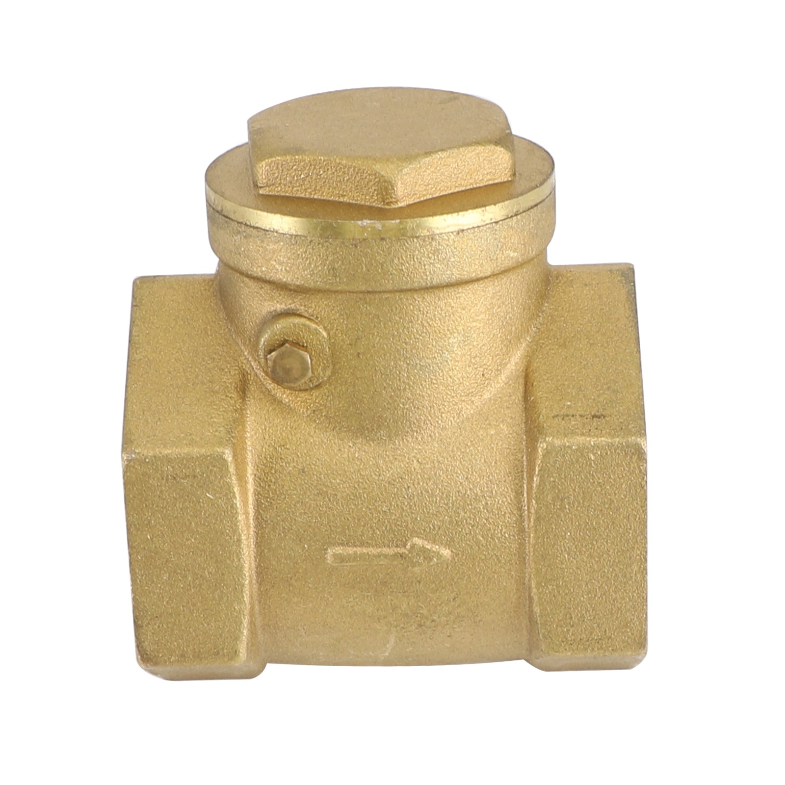 1/2" 3/4" 1" 2" Female Thread Brass Horizontal DN15 Non-Return Swing Check Valve, 1-1/2"