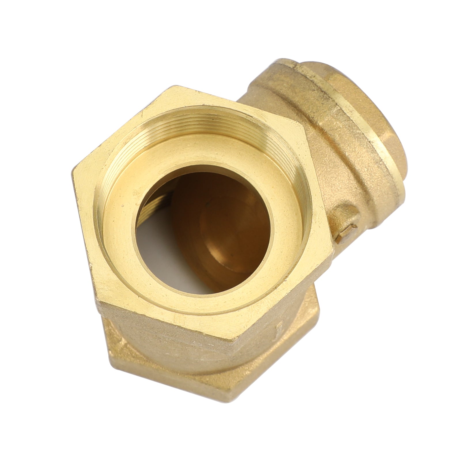 1/2" 3/4" 1" 2" Female Thread Brass Horizontal DN15 Non-Return Swing Check Valve, 1-1/2"