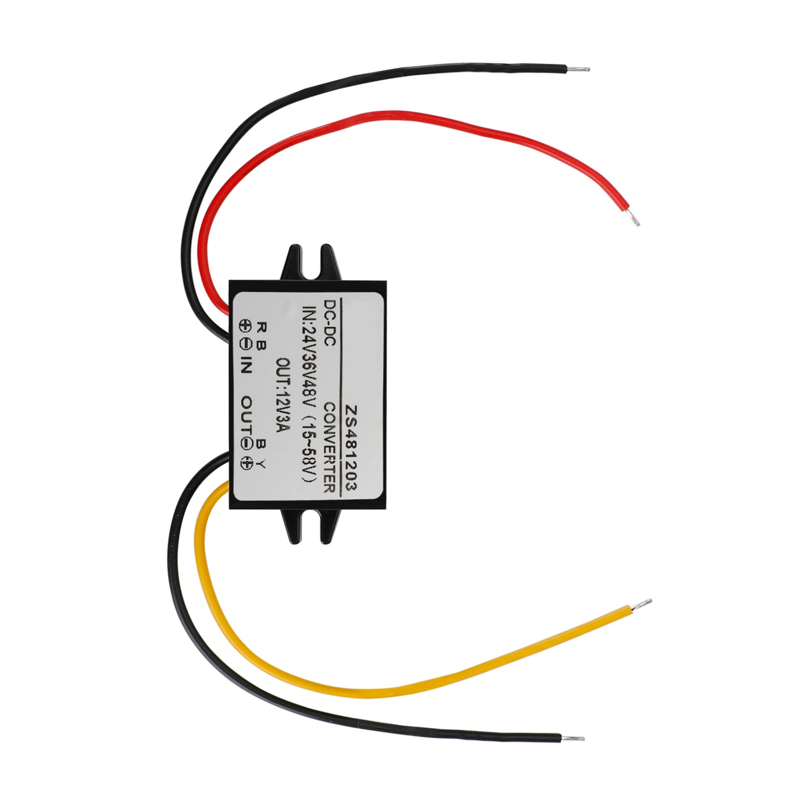 Waterproof DC-DC Converter 24V 36V 48V Step Down to 12V Power Supply Module, 3A