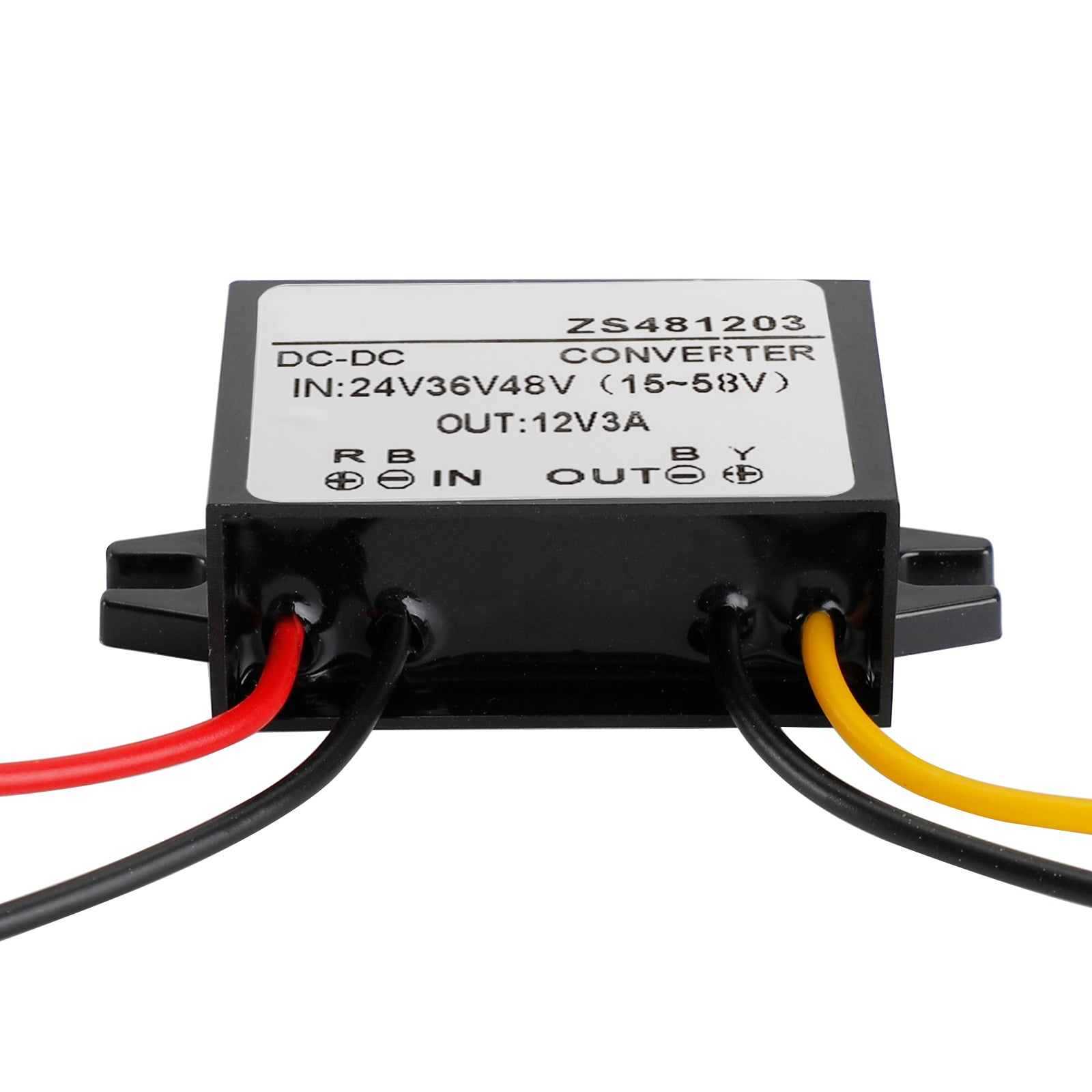 Waterproof DC-DC Converter 24V 36V 48V Step Down to 12V Power Supply Module, 3A