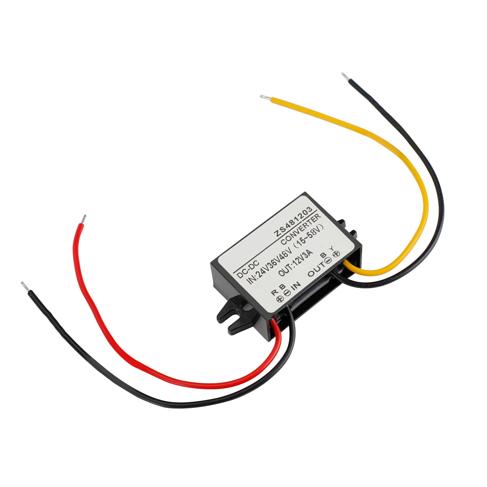 Waterproof DC-DC Converter 24V 36V 48V Step Down to 12V Power Supply Module, 3A