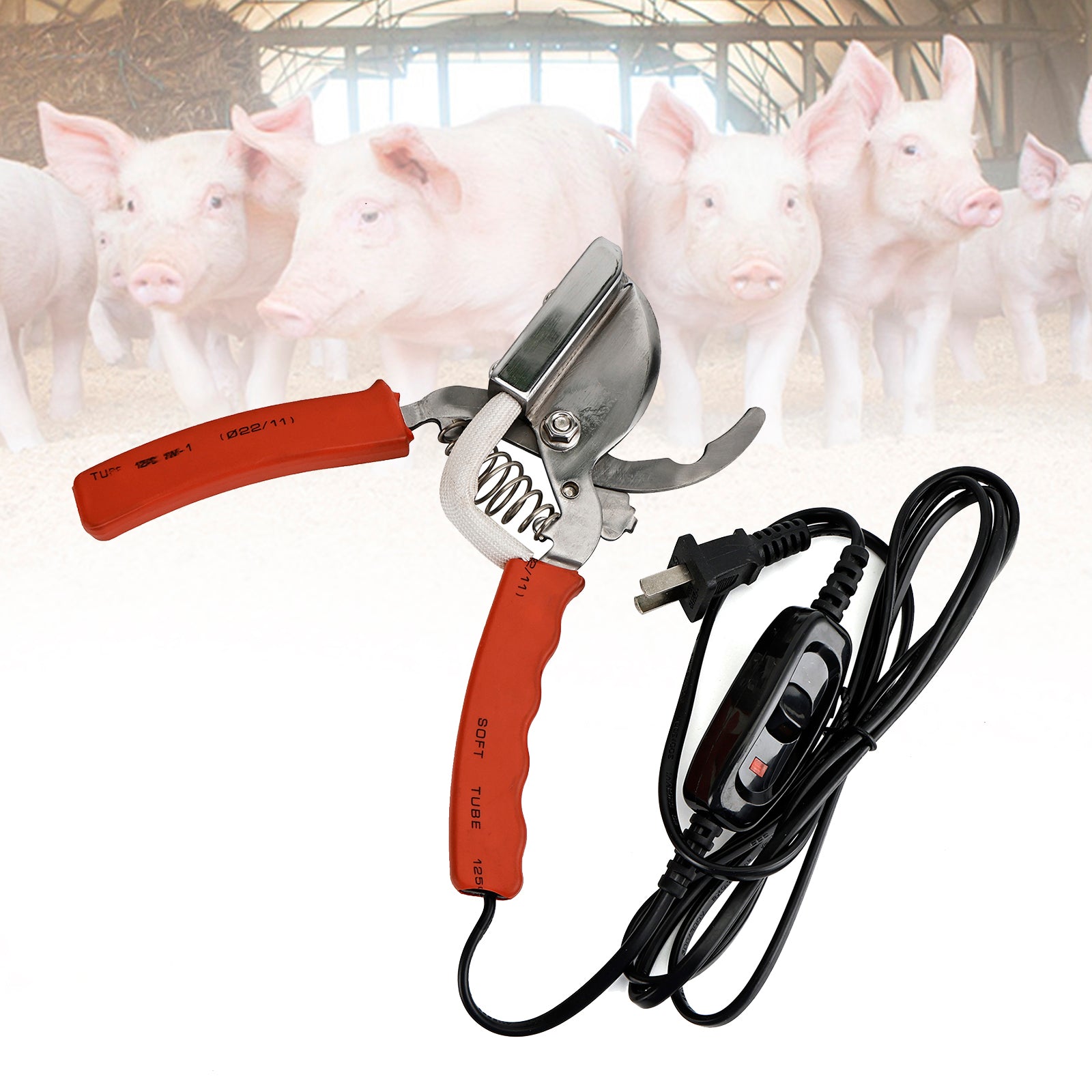 Sheep Pig Dog Puppy Tail Cutting Tool Electric LiveStock Tail Docker Tail Cutter