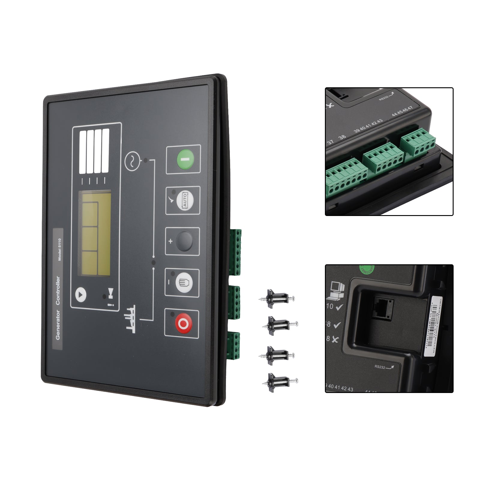 DSE5110 Generator Controller Module Control Panel LCD Display For Deep Sea