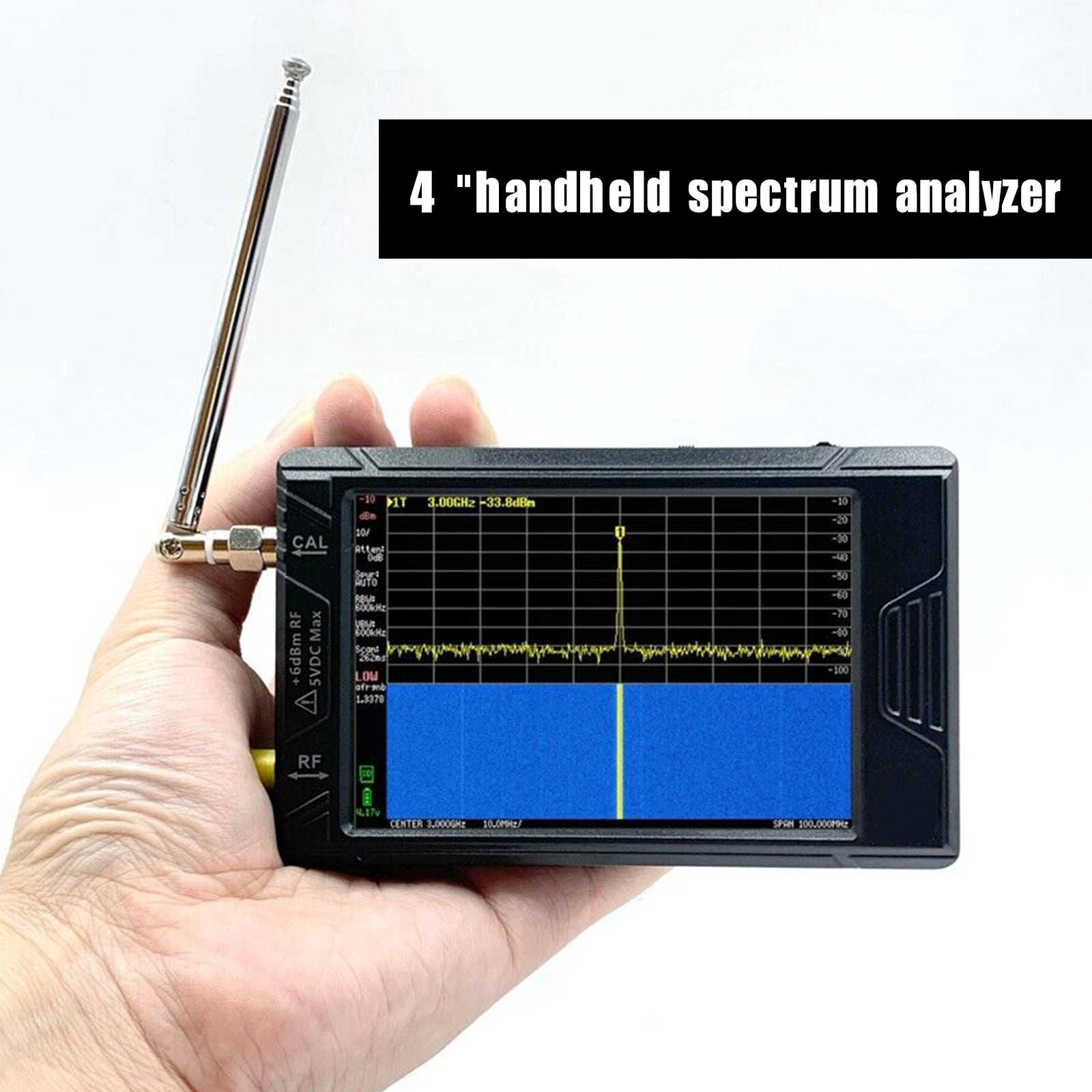 Handheld Spectrum Analyzer For TinySA ULTRA 3.95" Touch Screen+Battery