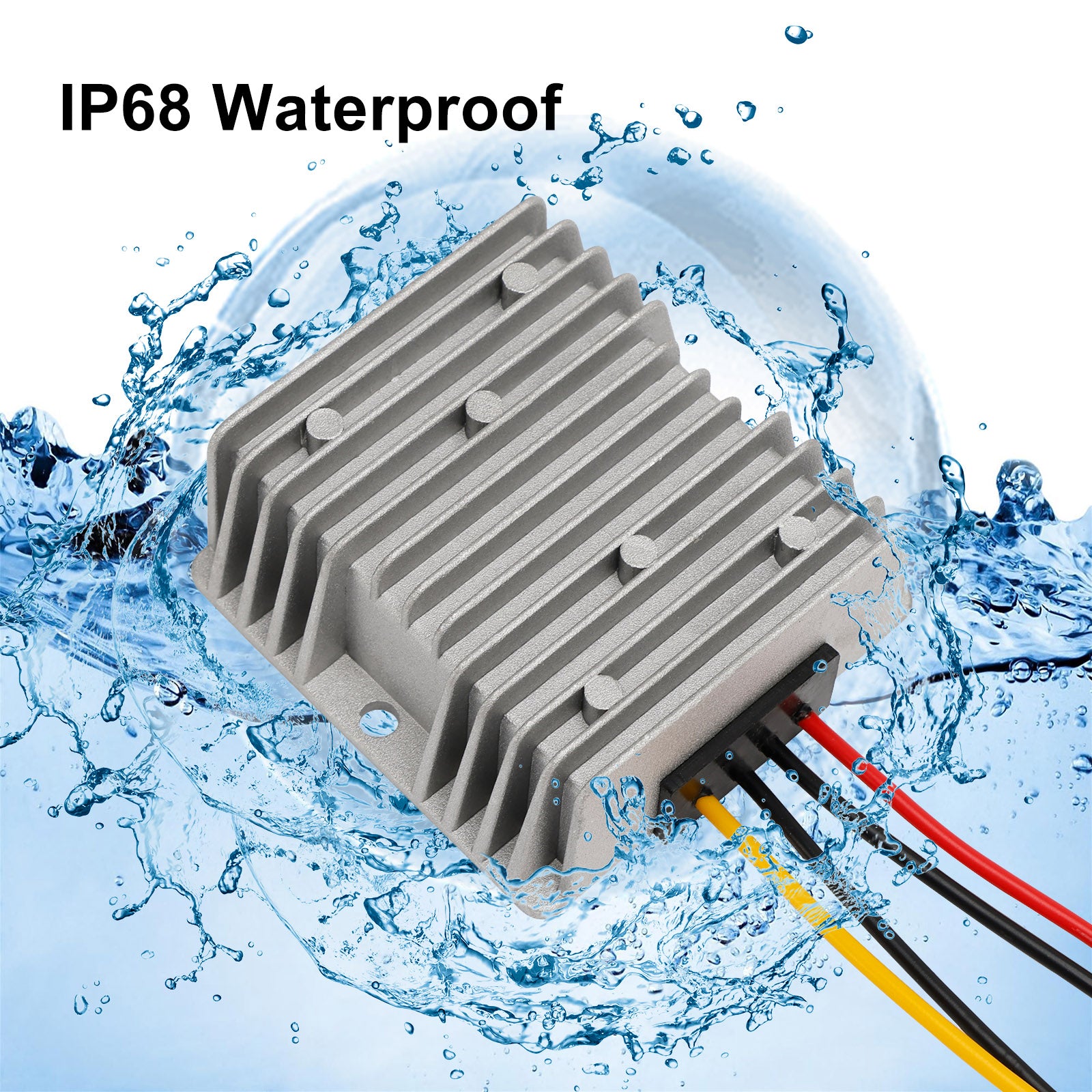 DC-DC 12/24V-36V 6A 216W Step Up Car Power Supply Converter Regulator Waterproof