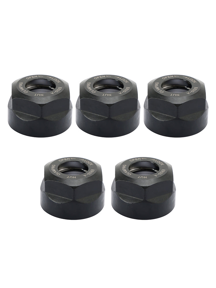 5Pcs ER20-A Type Collet Clamping Nut Chuck Holder CNC Milling Lathe Tool Holder