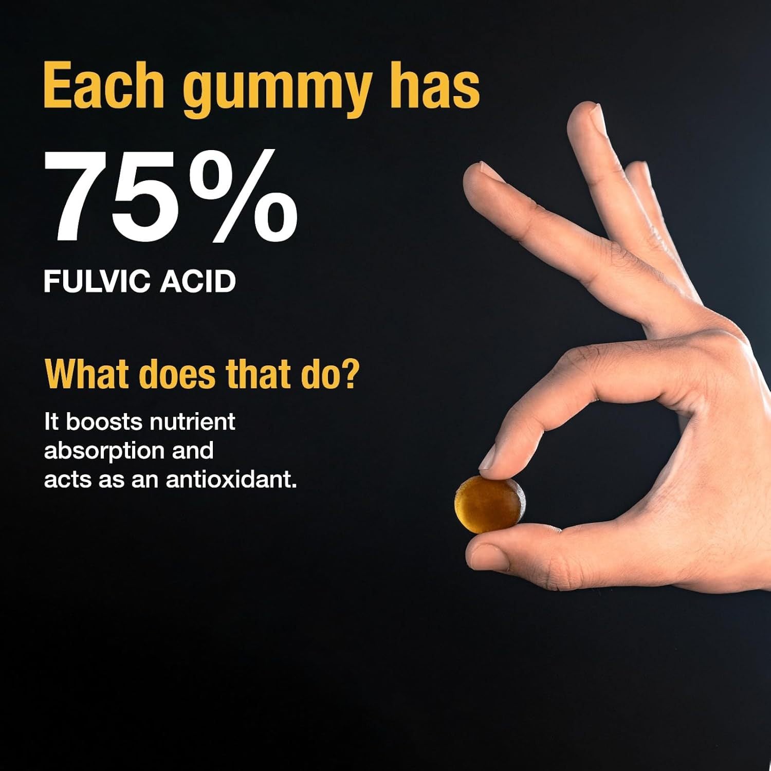 Pure Himalayan Shilajit Gold Gummies – 3000mg ,100% Vegan, Gelatin-Free, No Added Sugar ,Natural Energy & Detox Support