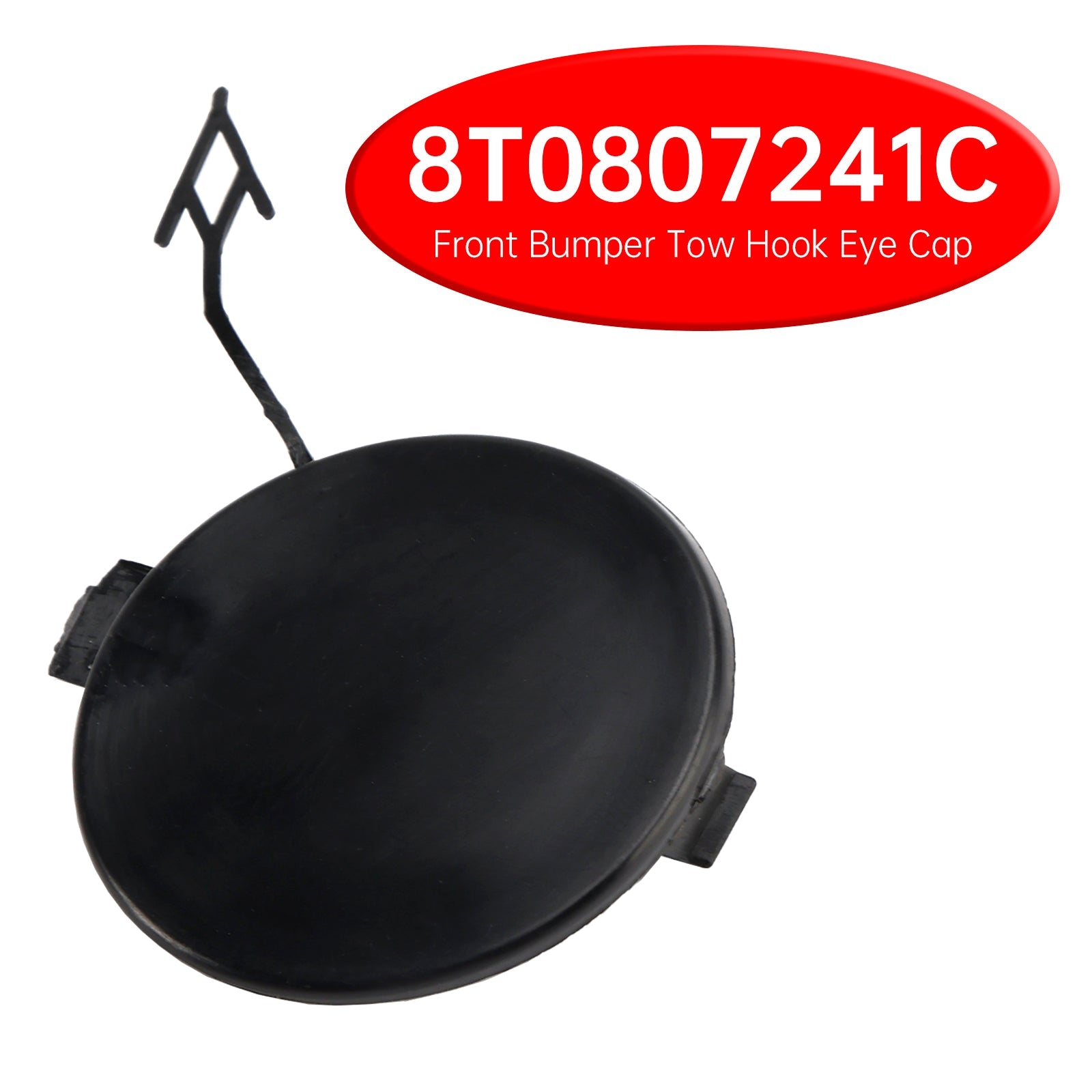 8T0807241C Front Bumper Tow Hook Eye Cap for Audi A5 S5 Coupe 2012-2017