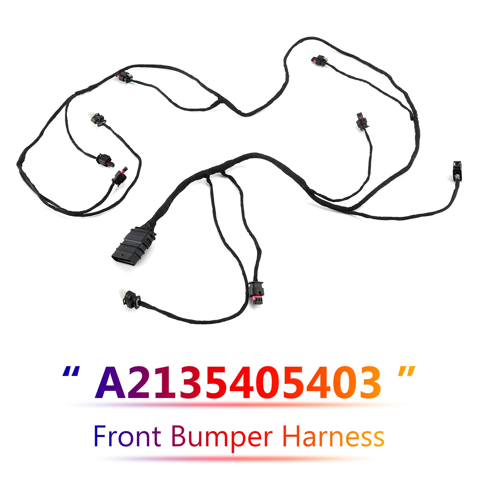 Parking Sensor Wiring Loom Front Bumper Harness A2135405403 for Mercedes E Class