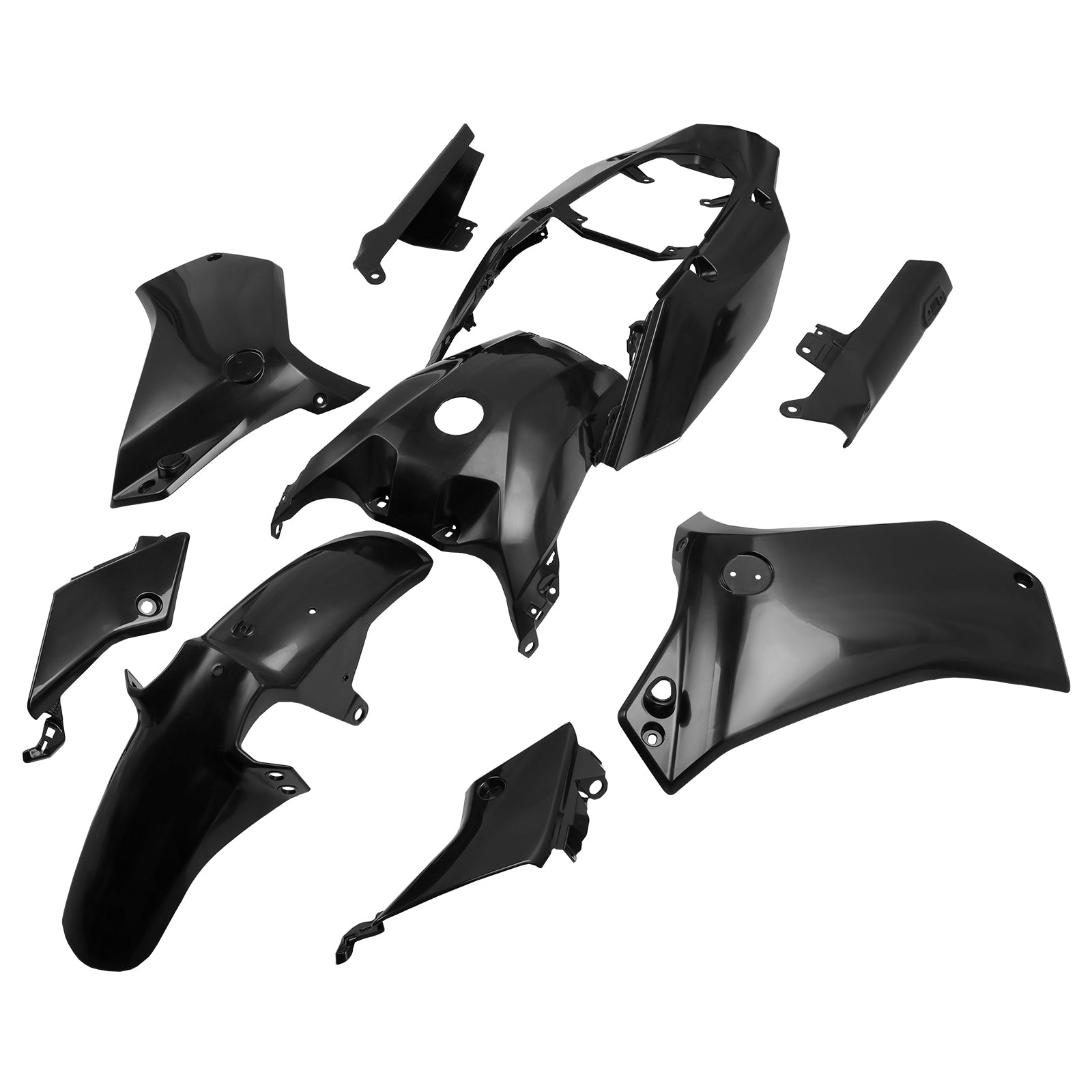 2019-2024 Yamaha Tenere 700 Bodywork Fairing Injection Unpainted
