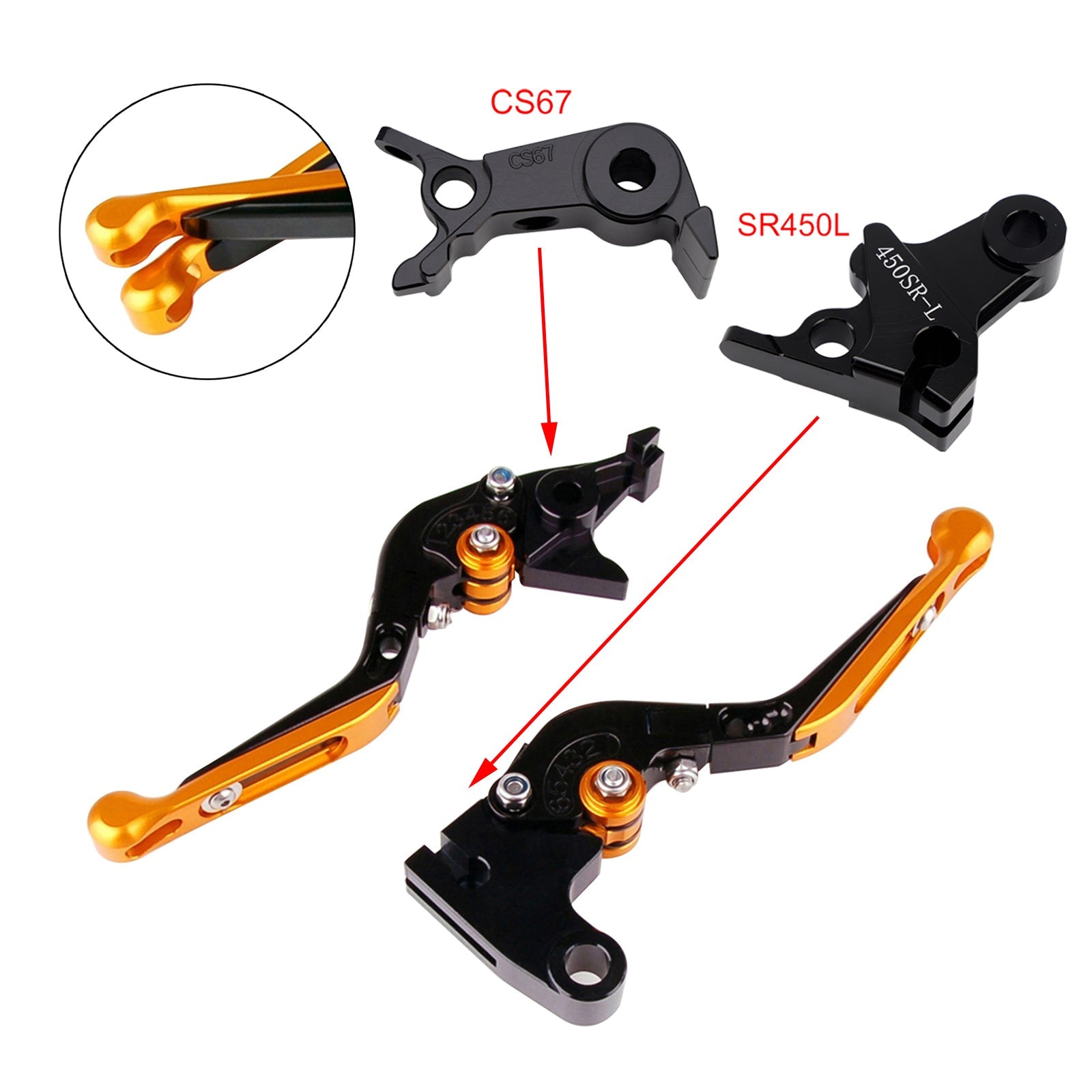 Adjustable Clutch Brake Lever fit for VOGE DS900X 900DSX 2024-2026