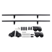 6.6FT Round Tube Rolling Library Sliding Ladder Hardware Kit with Brake