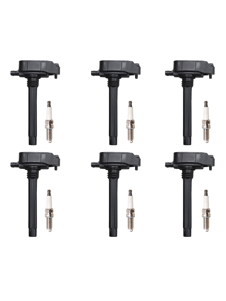 2017-2021 Chrysler Pacifica 3.6L 6pcs Ignition Coil+Spark Plug UF807 0221504038 68223569AB