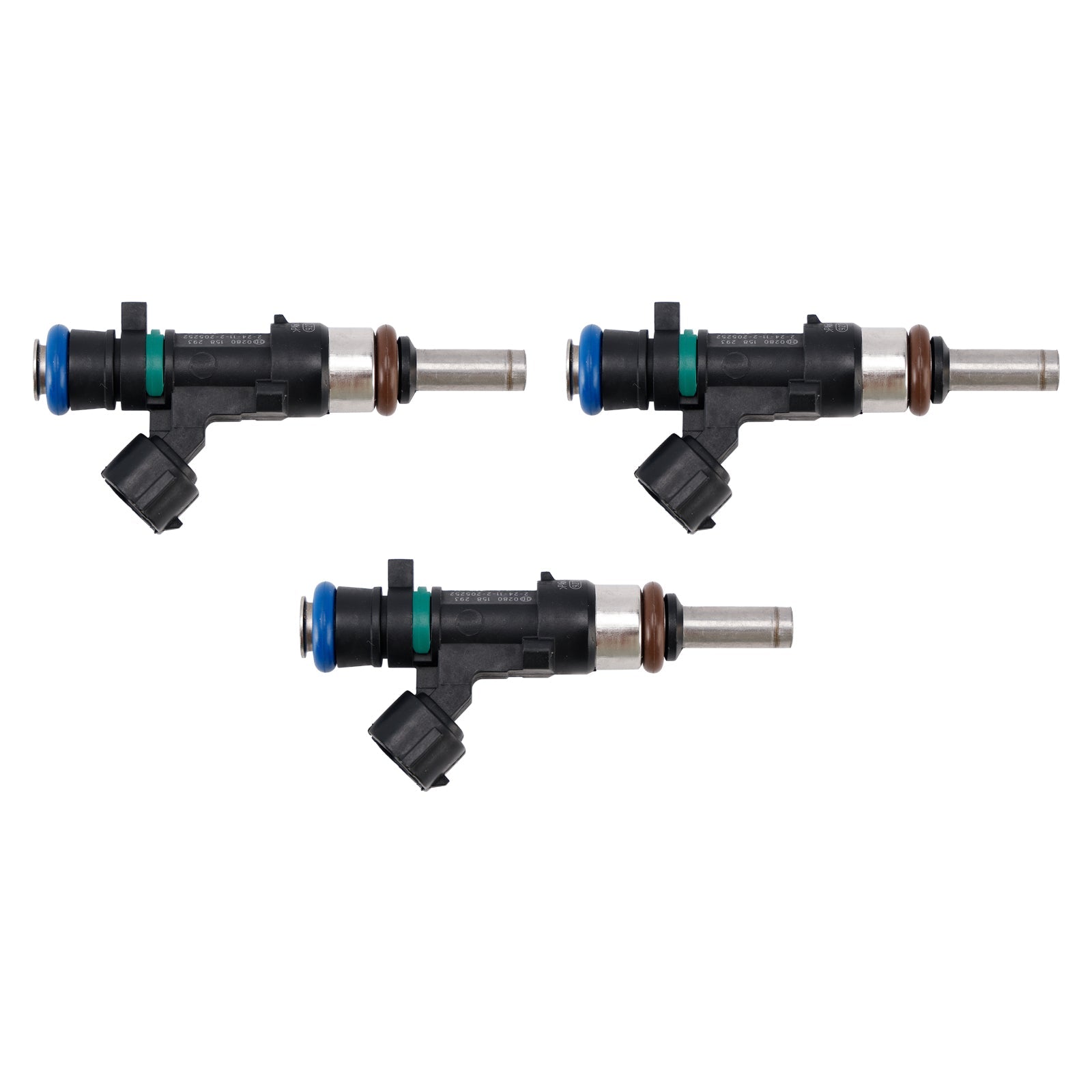 3Pcs Fuel Injector For Dacia Logan Sandero Renault Clio Symbol 0.9L 0280158293