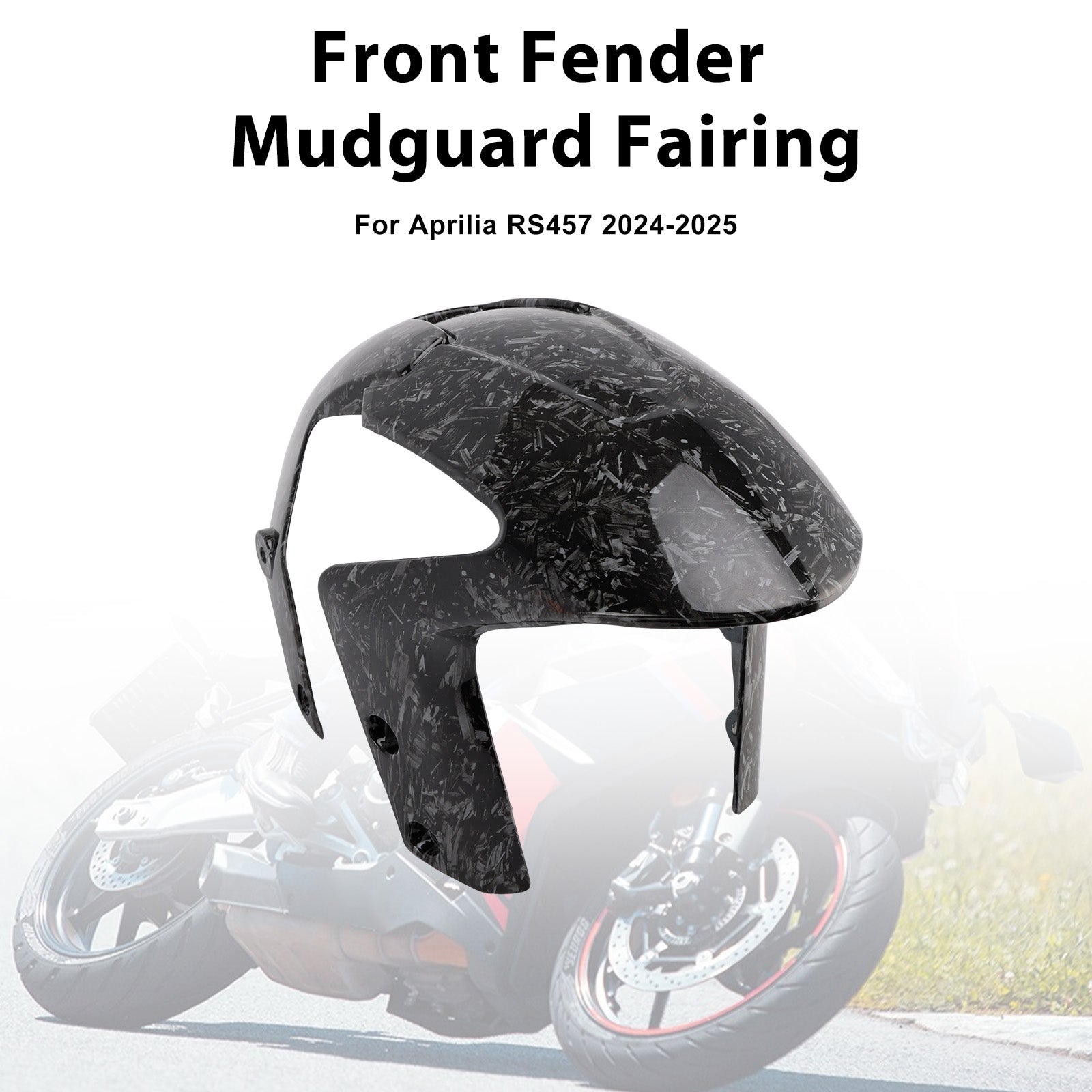 2024-2025 Aprilia RS457 RS 457 Front Fender Mudguard Fairing