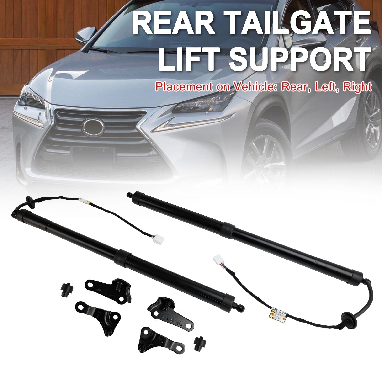 2015-2017 Lexus NX 300h Base 2PCS Rear Electric Tailgate Struts 6892079016 6891079016
