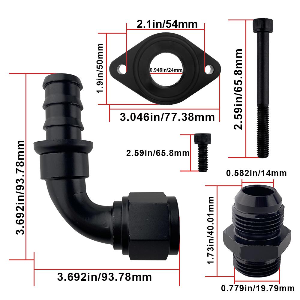 2011- 2024 Ford F250 6.7 Powerstroke CCV Reroute Kit + CCV Baffle Internal Catch Can