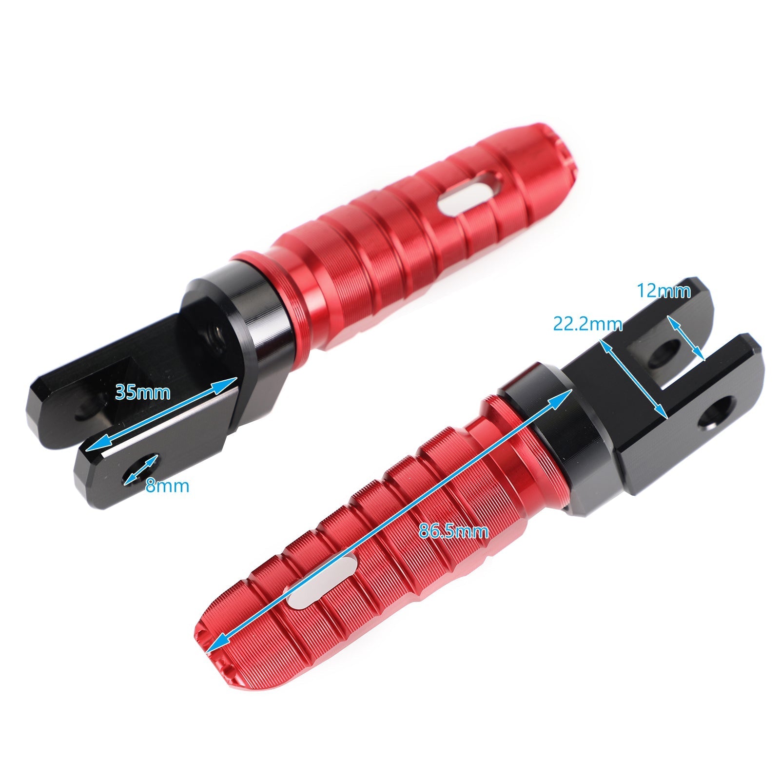 Front Footrests Foot Peg for Triumph Street Triple 765/R/S/RS Daytona 675/R Generic