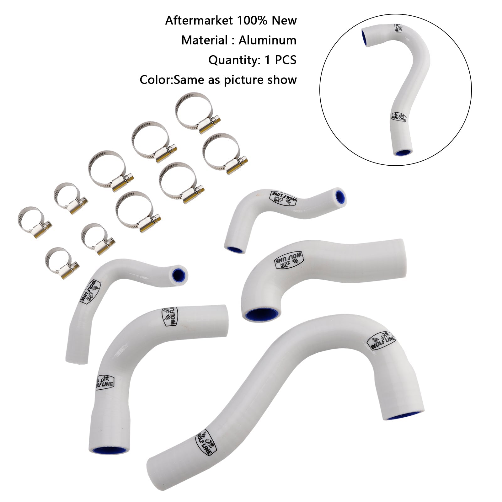 Yamaha MT-09 XSR900 Tracer 9/GT all years Silicone Radiator coolant Hose