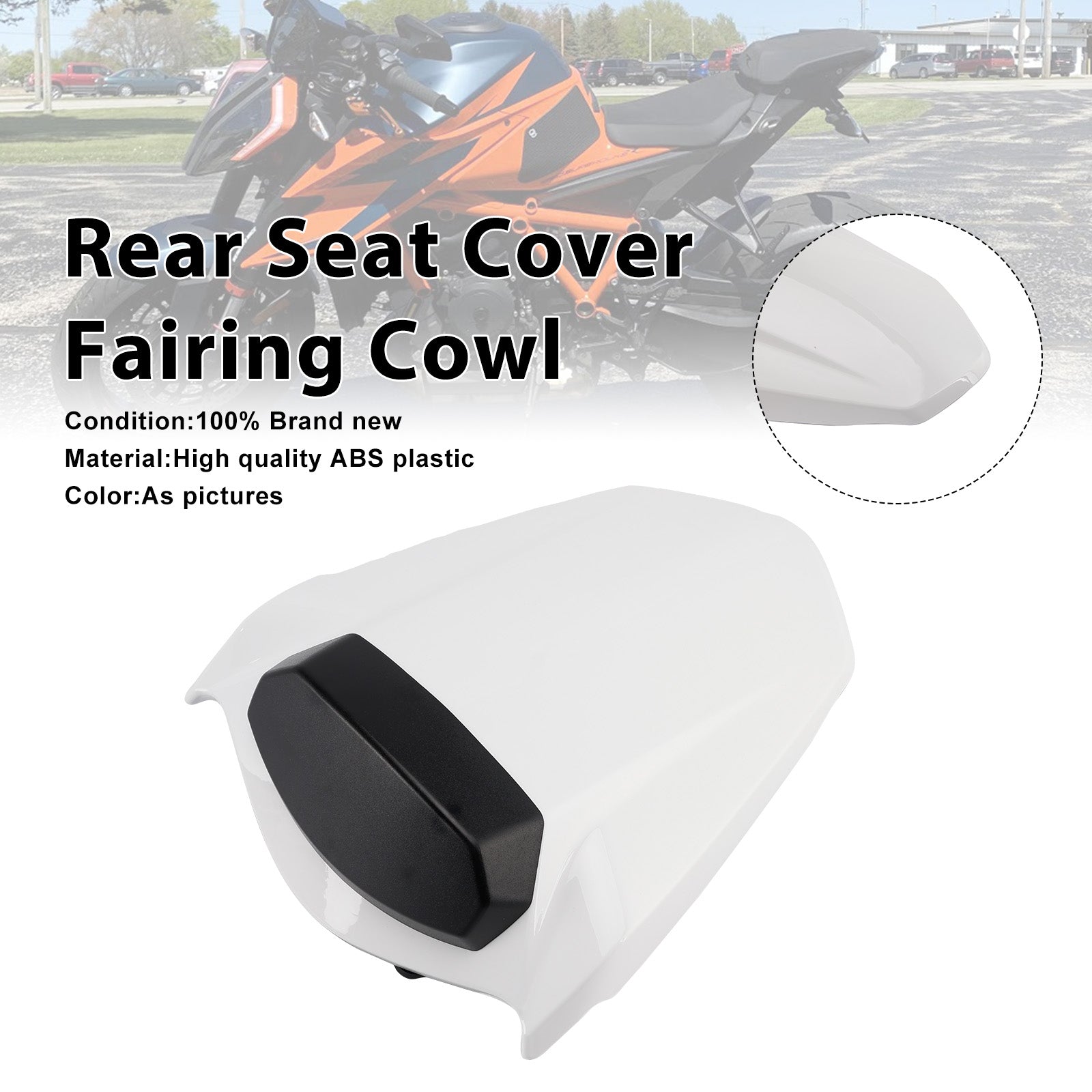 2014-2019 For 1290 Super Duke R Rear Pillion Seat Cover Fairing Cowl