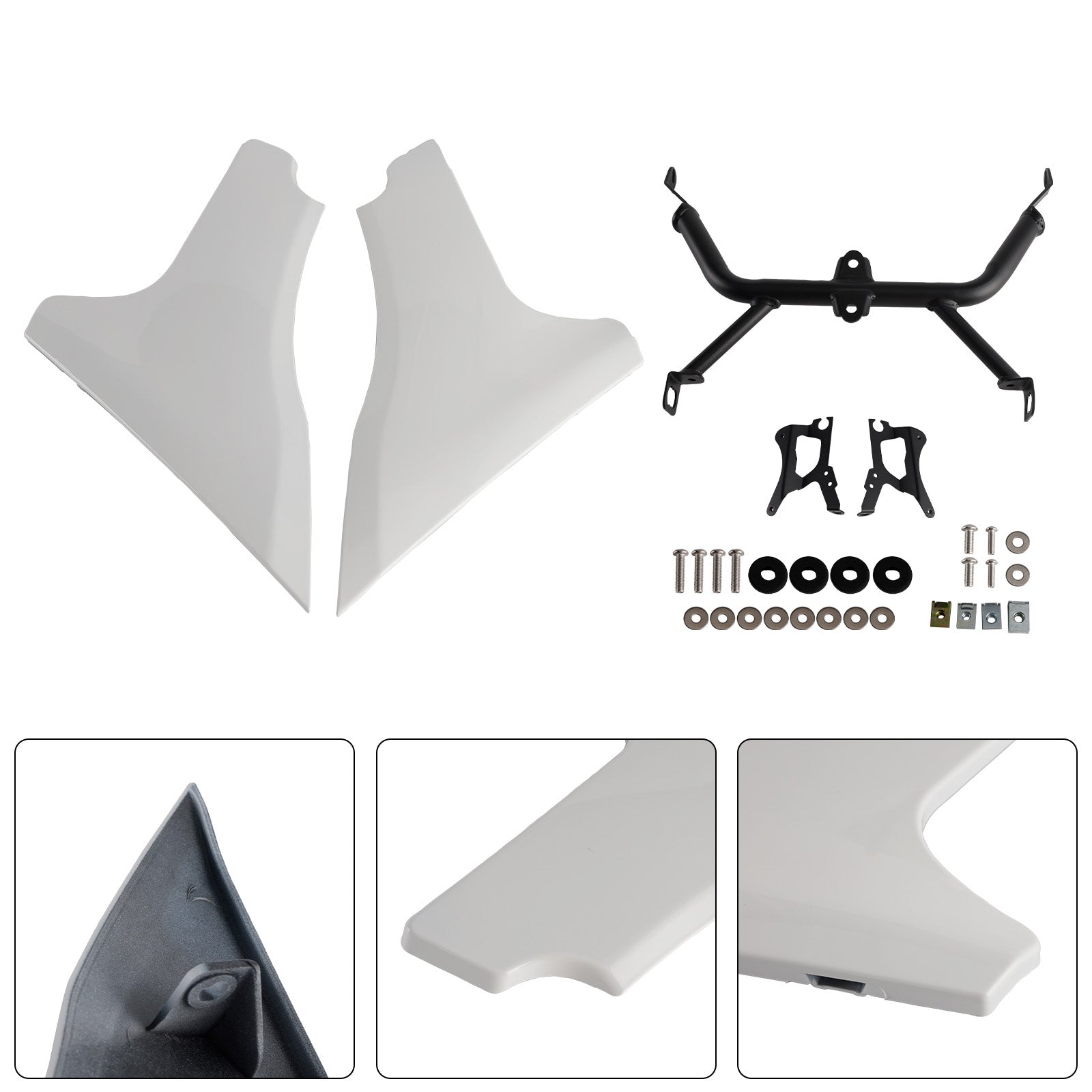 2023-later FLTRXSE and 2024 FLTRX and FLTRXSTSE models Side Panel Brackets Support Spoiler