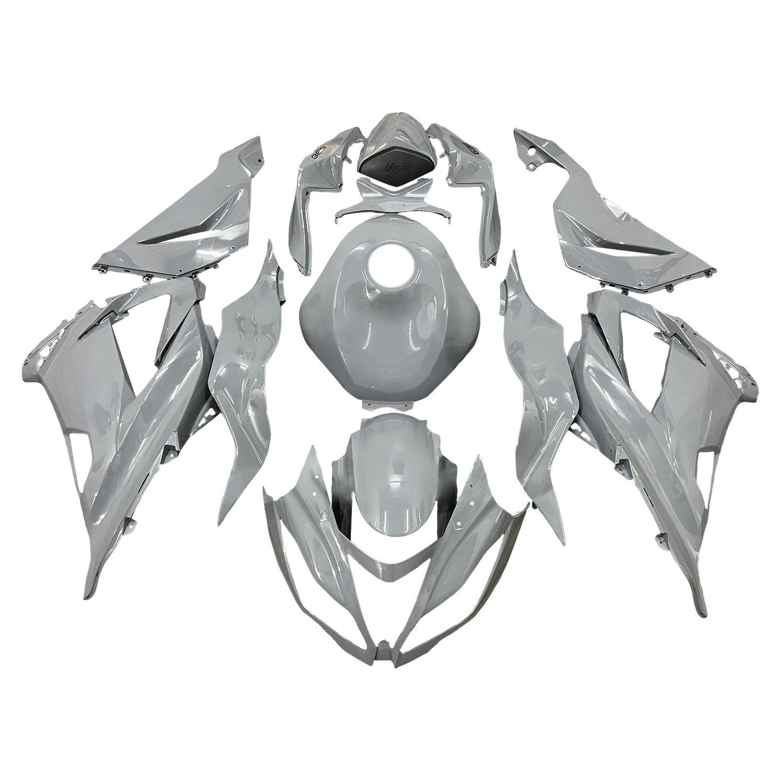 Injection Fairing Kit Bodywork Plastic ABS fit For Kawasaki ZX6R 636 2013-2018