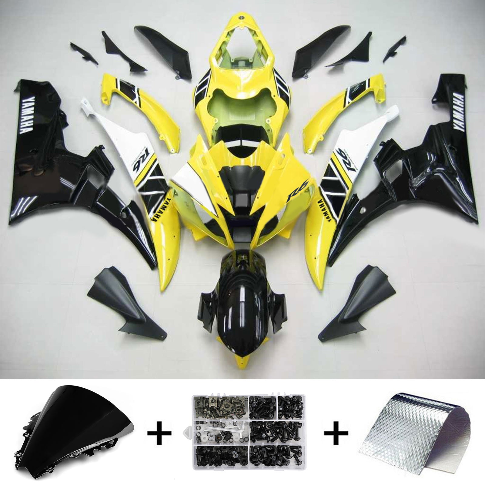 2006-2007 Yamaha YZF 600 R6 Fairing Kit Generic