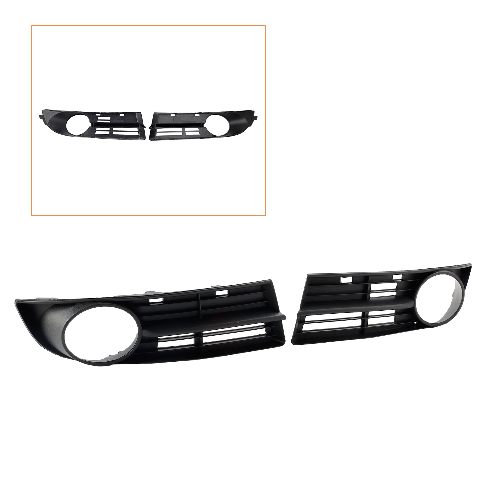 2003.02-2006.12 VOLKSWAGEN TOURAN (1T) Pre-Facelift Front Bumper Foglight Grille 1T0807666A 1T0853665A9B9