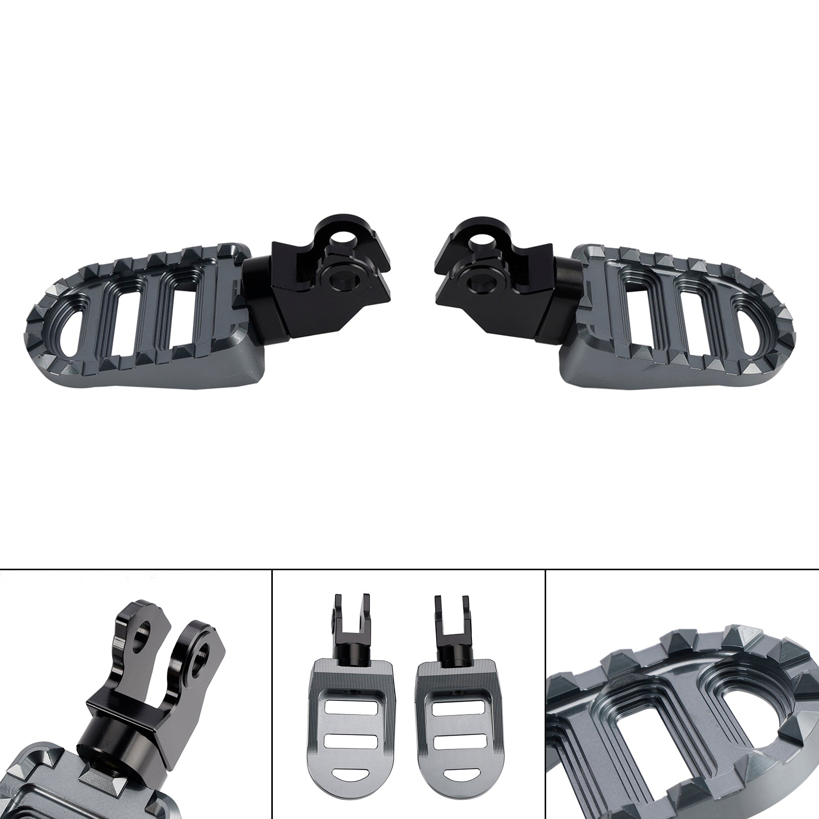 Front Footrests Foot Pegs fit for HONDA CL250 CL300 CL500 Trail 125 2023-2024