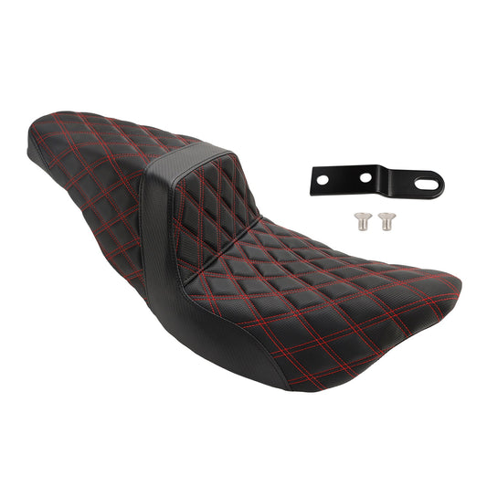 08-23 Fl Touring Models Complete Cushion Rider Passenger Seat Red