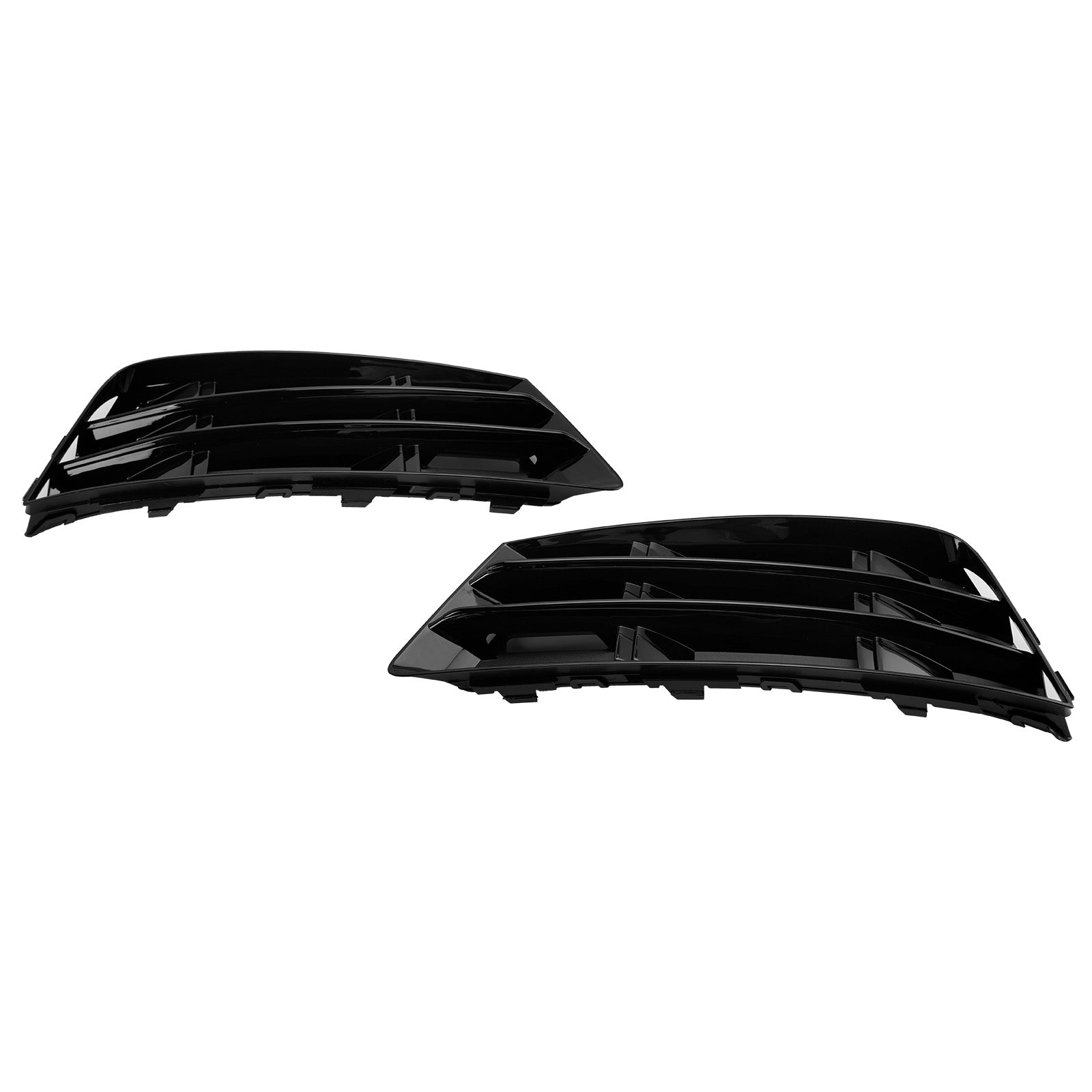2016-2018 AUDI A4 B9 2PCS Front Fog Light Grill Lower Bumper Grille