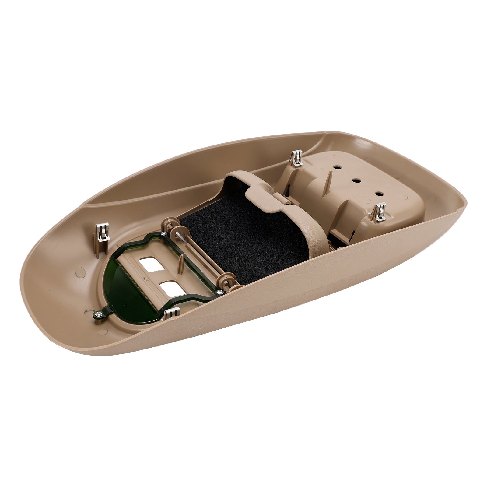 2002-2004 Ford F250 F-350 F-450 F-550 Super Duty Overhead Console Assembly w/o Sunroof Tan