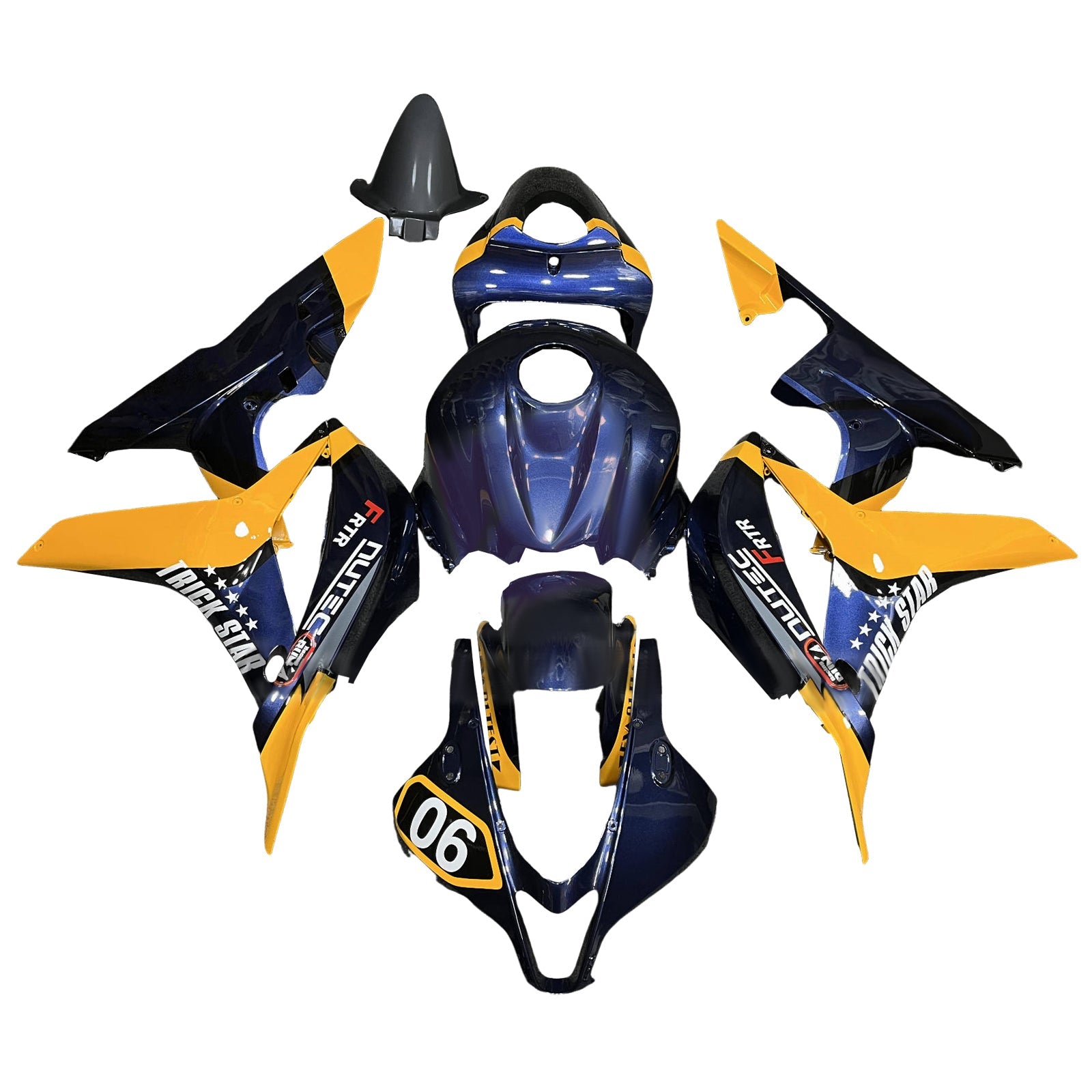 Injection Fairing Kit Bodywork Plastic ABS For Honda CBR600RR 2007-2008 F5