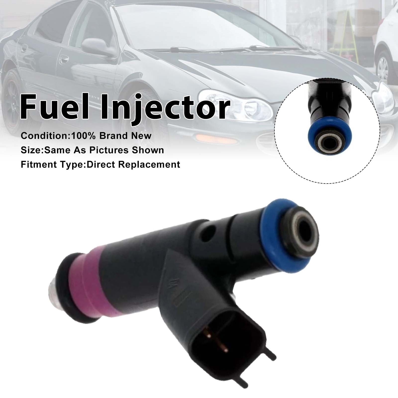 1Pcs Fuel Injector For Chrysler Concorde Intrepid 2.7L V6 2000 04591657AA