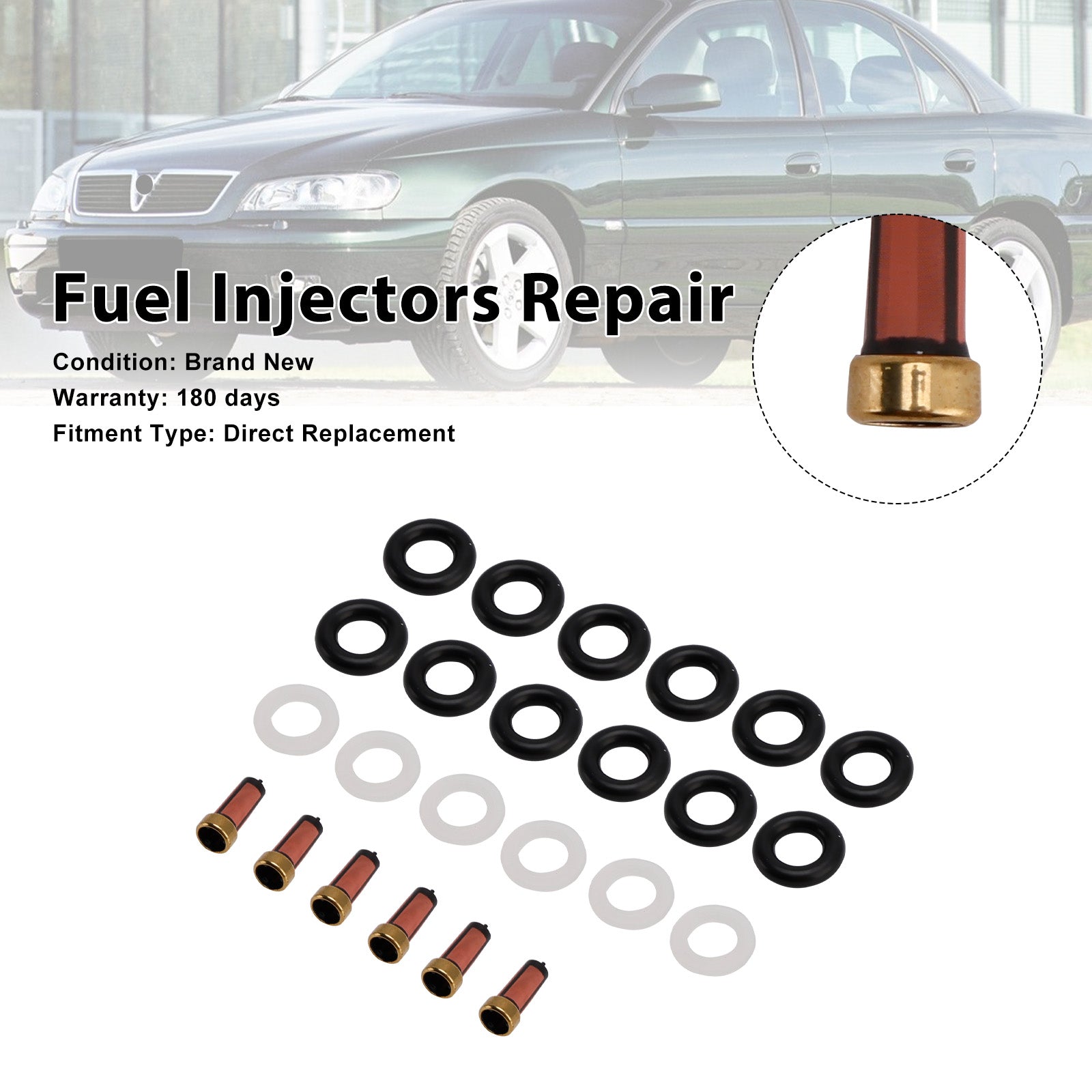 Fuel Injector Seal O-Ring 0280155985 Fit Vauxhall Omega 94-03 Vectra 95-09
