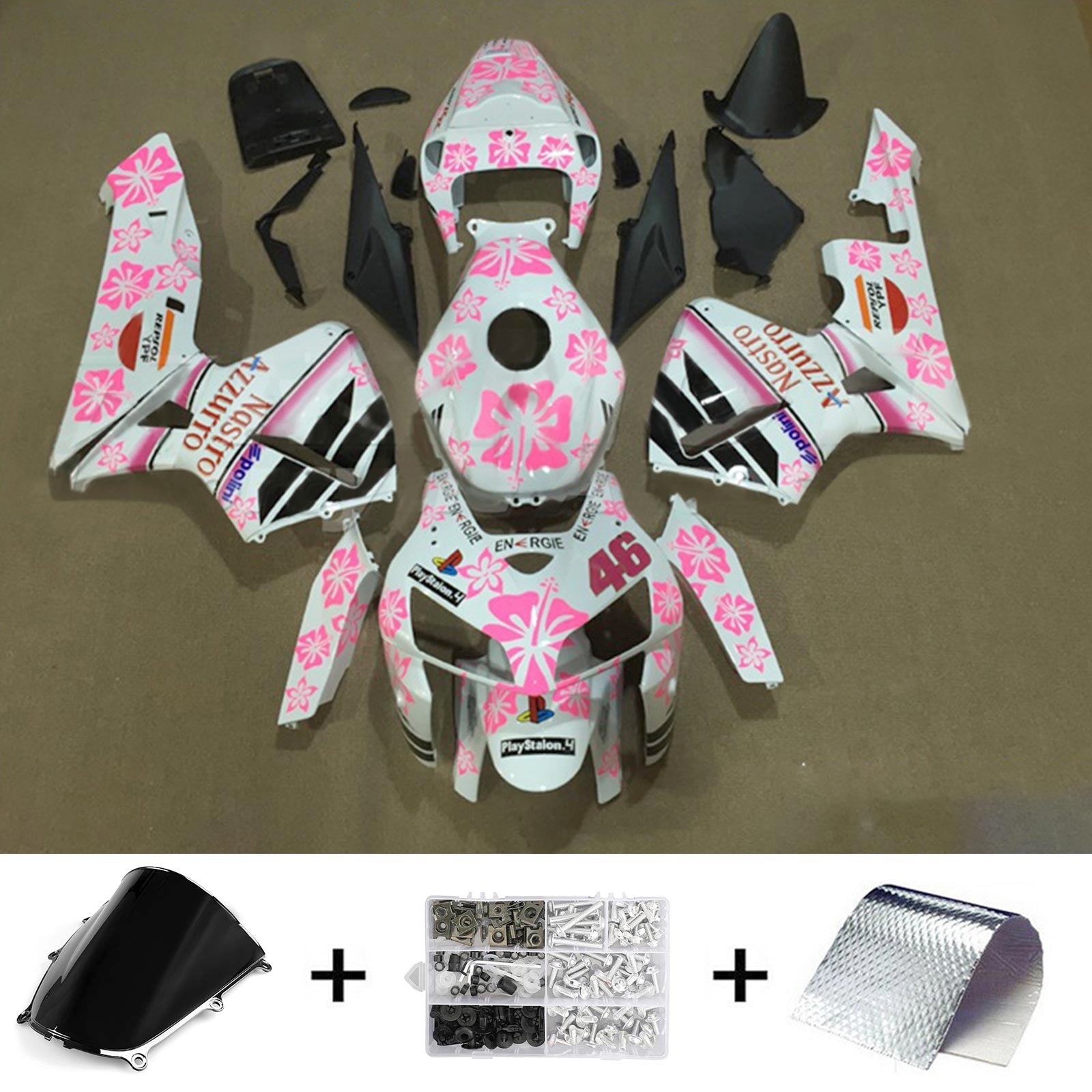 2005-2006 Honda CBR600RR F5 Fairing Kit Bodywork Plastic ABS