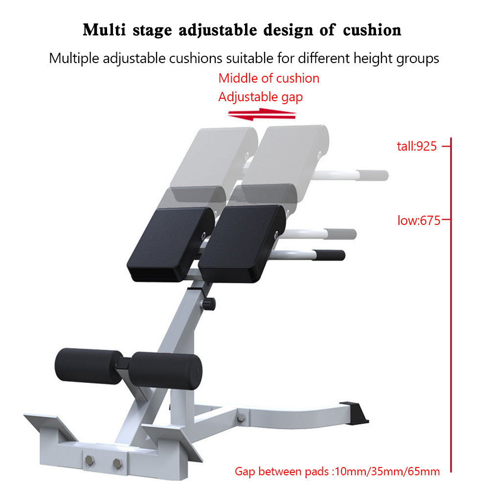 Supine Board Back Training Adjustable Roman Chair Back Extension Exercise Bench
