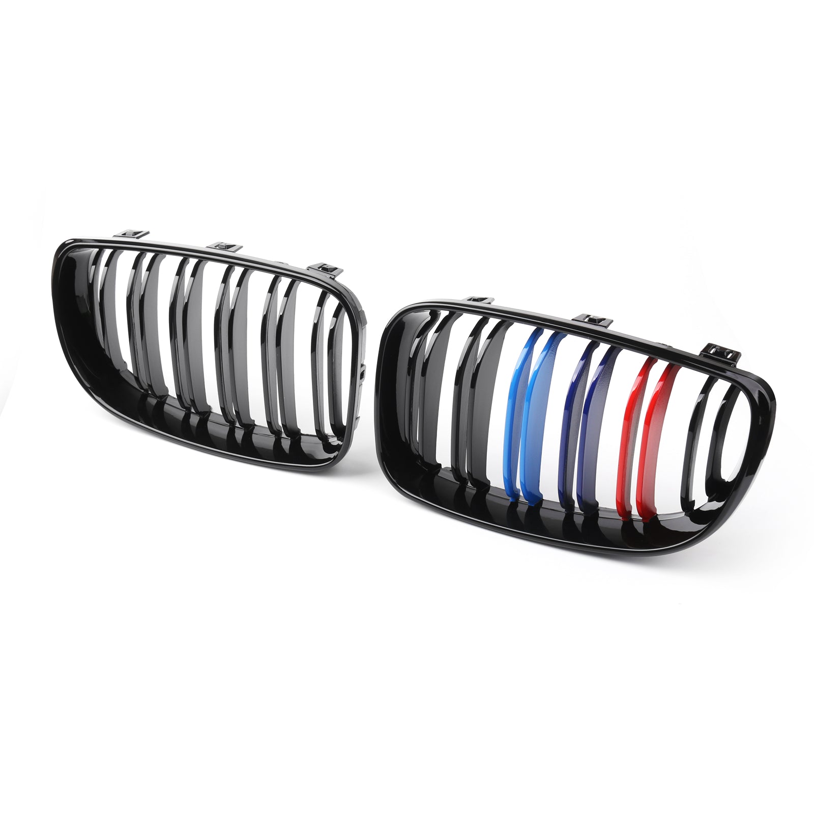 Black Sport Color Front Bumper Kidney Grille Fit BMW E81 E82 E87 E88 2008-2012