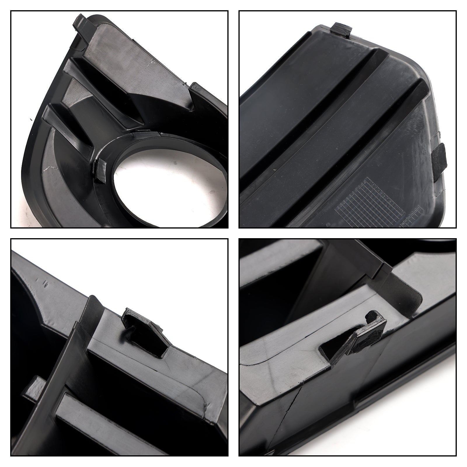2009-2012 Audi Q5 2PCS Front Bumper Grill Fog Light Lamp Covers Trim Generic