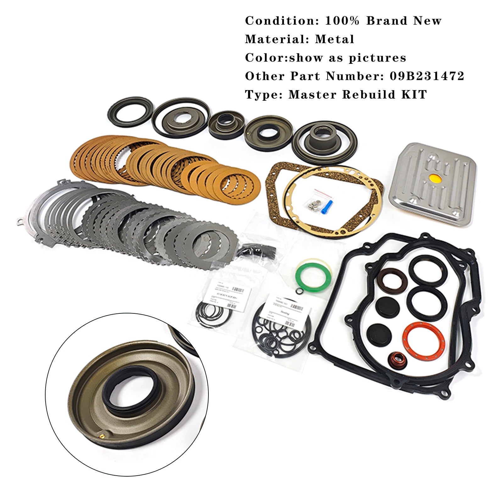 2004 Volkswagen New Beetle TDI - ALH FWD 01M Transmission Overhaul Master Rebuild Kit
