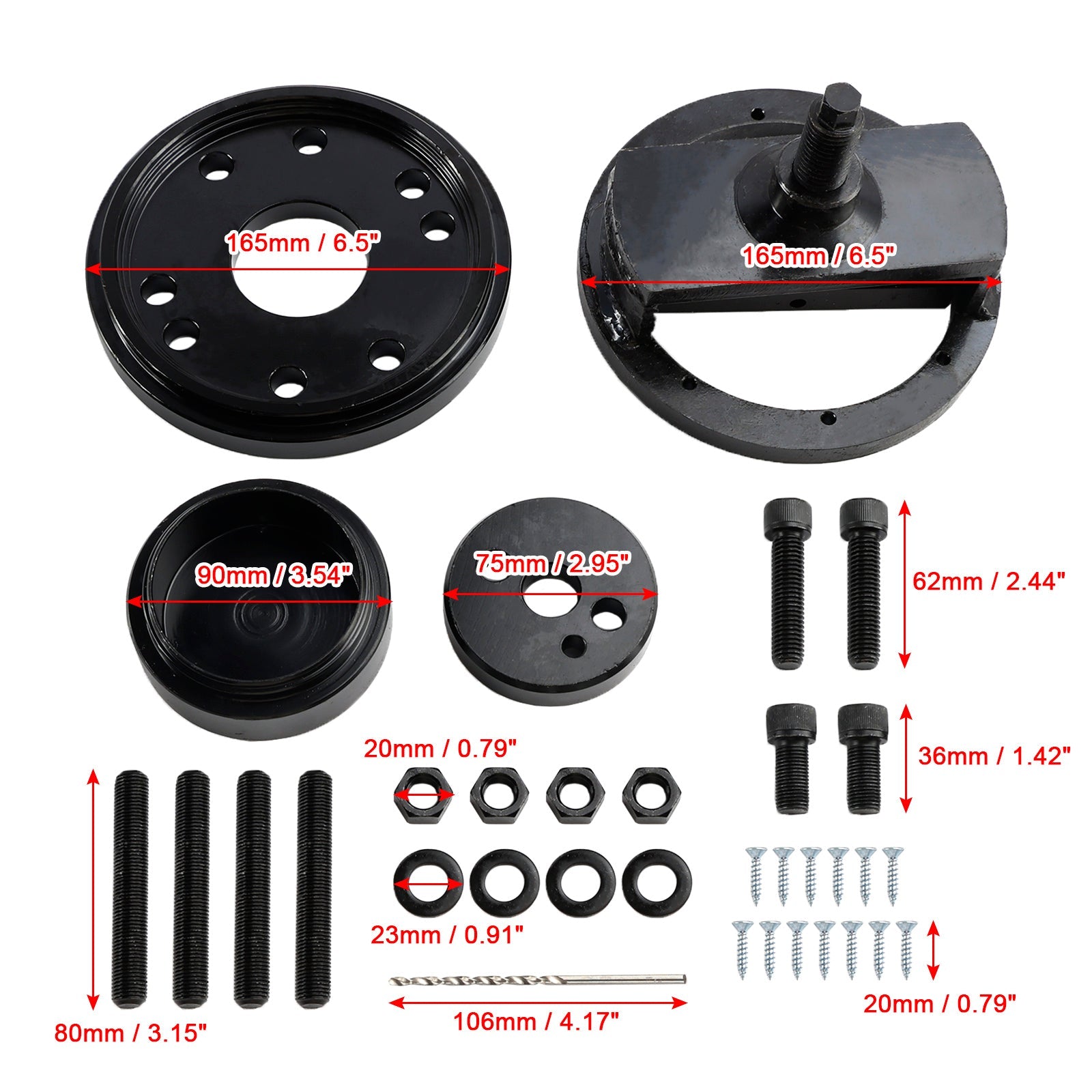 1989-2016 Cummins 3.9L 5.9L 6.7L Front+Rear Crankshaft Seal Remover & Installer Tool