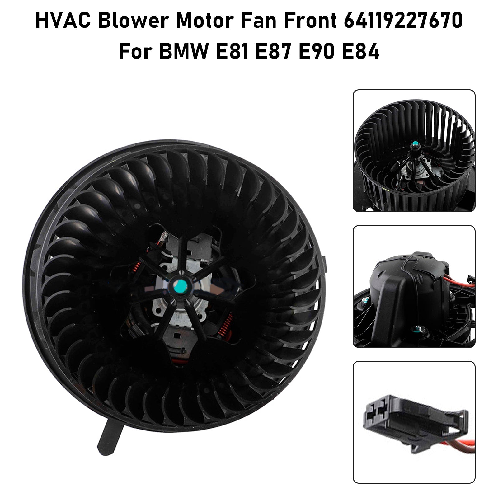 2007-2013 For BMW 335i HVAC Blower Motor Fan Front 64119144200